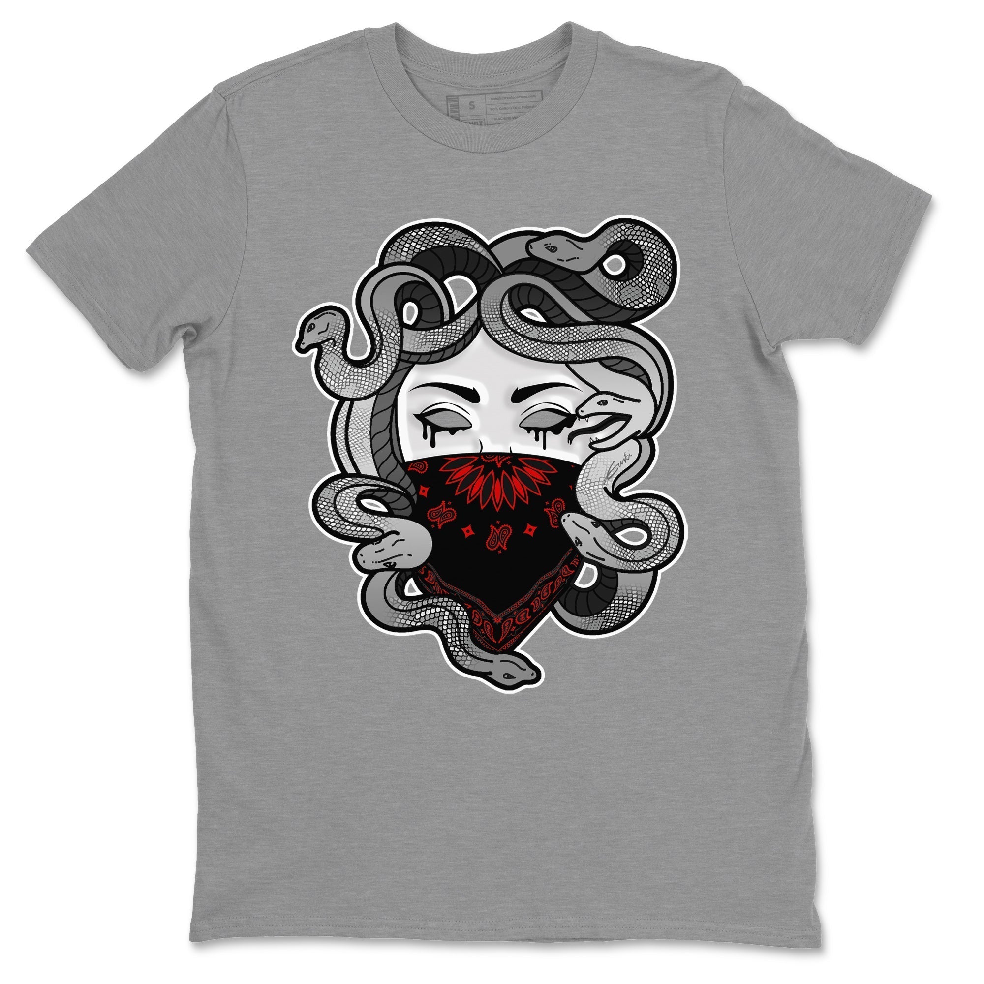 Jordan 9 Particle Grey Shirt To Match Jordans Medusa Sneaker Tees Jordan 9 Particle Grey Drip Gear Zone Sneaker Matching Clothing Unisex Shirts