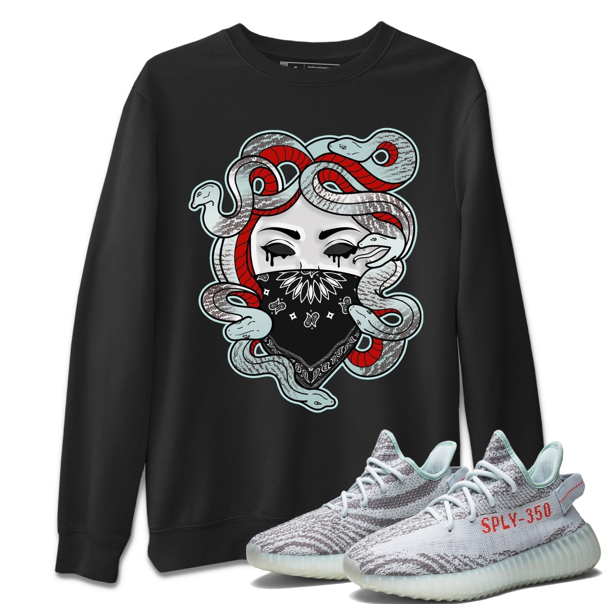 Yeezy 350 Blue Tint Shirt To Match Jordans Medusa Sneaker Tees Yeezy 350 Blue Tint Drip Gear Zone Sneaker Matching Clothing Unisex Shirts