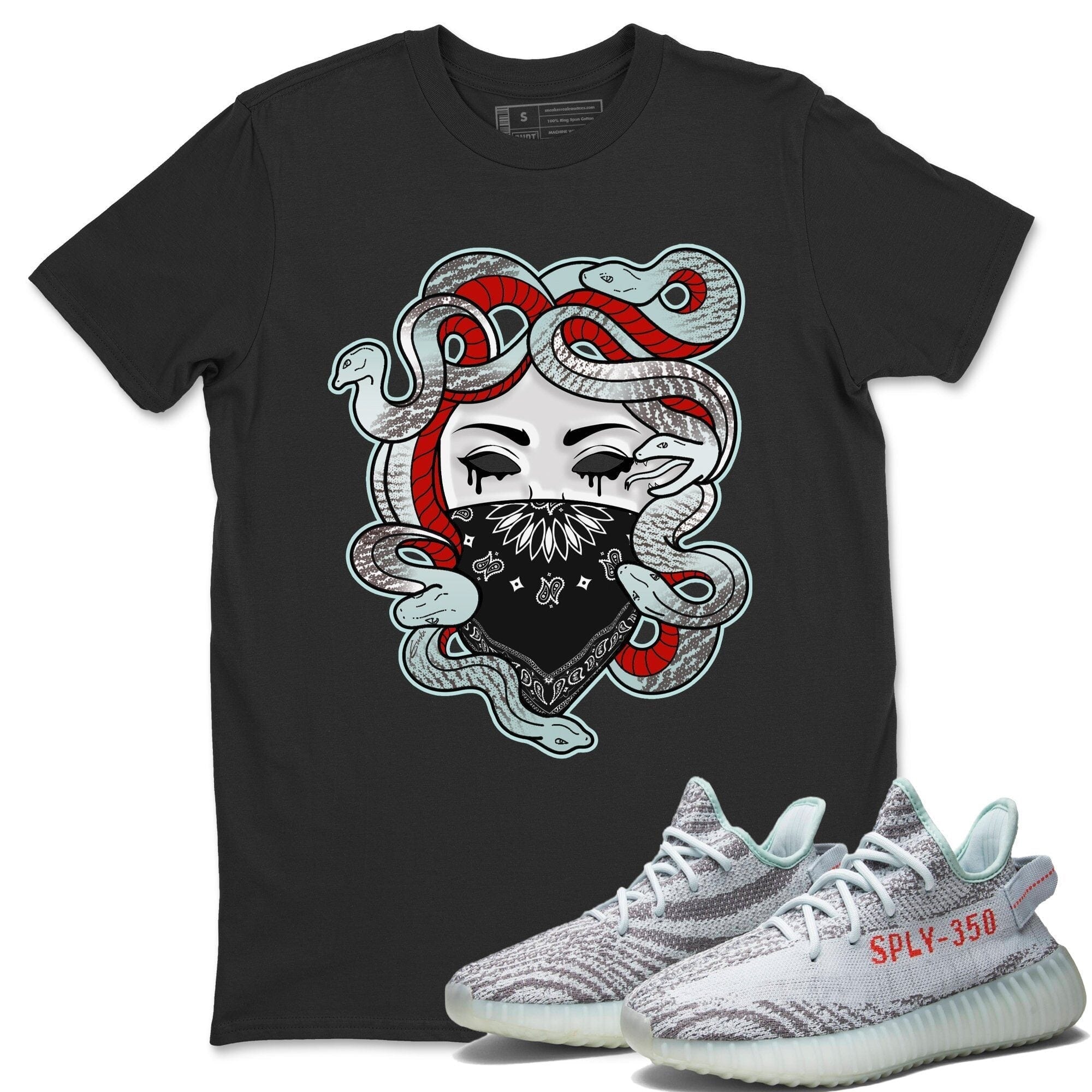Yeezy 350 Blue Tint Shirt To Match Jordans Medusa Sneaker Tees Yeezy 350 Blue Tint Drip Gear Zone Sneaker Matching Clothing Unisex Shirts