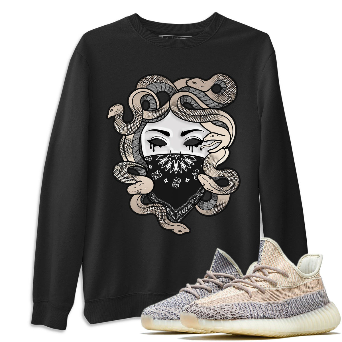 Yeezy 350 Ash Pearl Shirt To Match Jordans Medusa Sneaker Tees Yeezy 350 Ash Pearl Drip Gear Zone Sneaker Matching Clothing Unisex Shirts