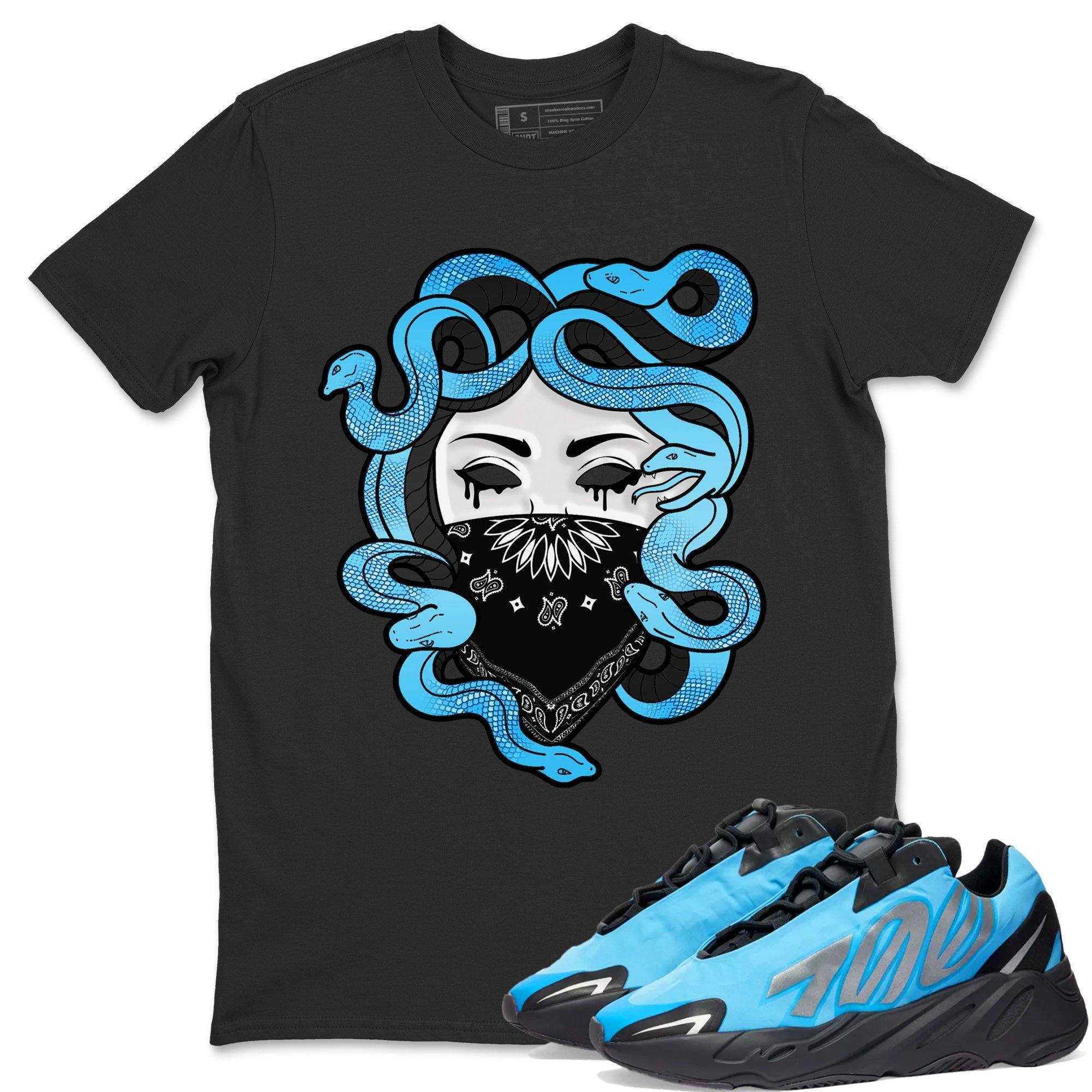 Yeezy 700 Bright Cyan Shirt To Match Jordans Medusa Sneaker Tees Yeezy 700 Bright Cyan Drip Gear Zone Sneaker Matching Clothing Unisex Shirts