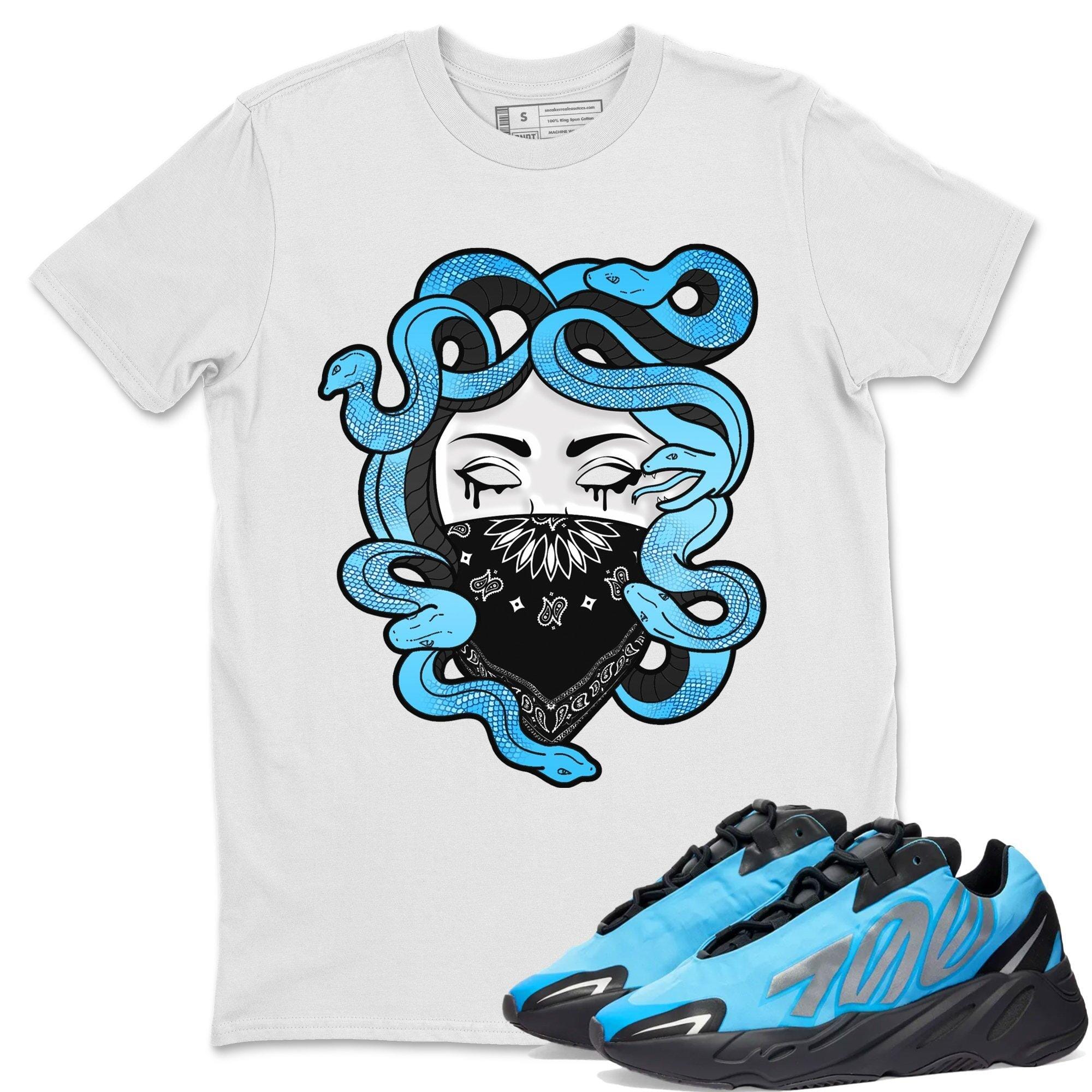 Yeezy 700 Bright Cyan Shirt To Match Jordans Medusa Sneaker Tees Yeezy 700 Bright Cyan Drip Gear Zone Sneaker Matching Clothing Unisex Shirts