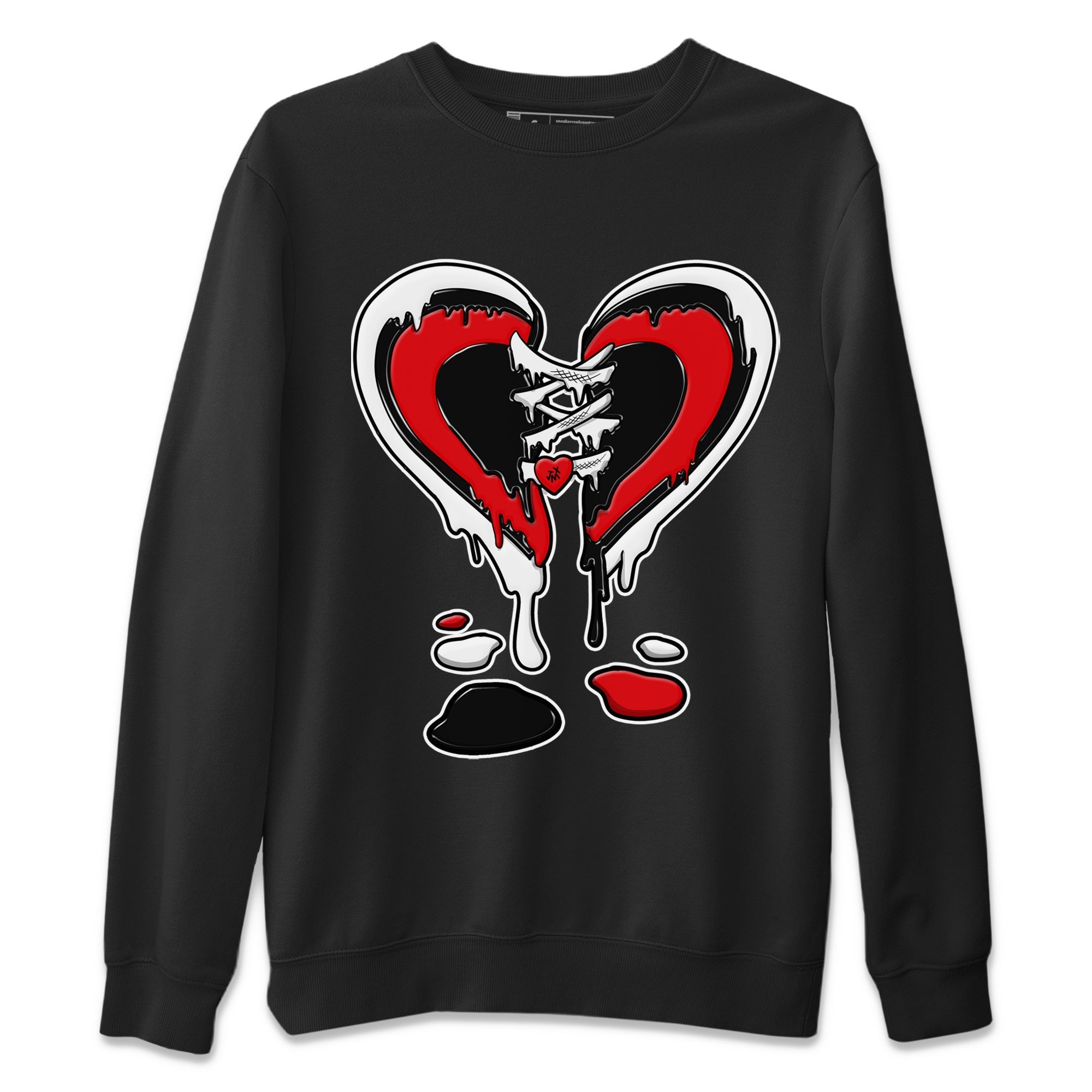 Air Jordan 6 Toro Bravo Sneaker Match Tees Melting Heart Streetwear Sneaker Shirt AJ6 Toro Bravo Sneaker Release Tees Unisex Shirts Black 2
