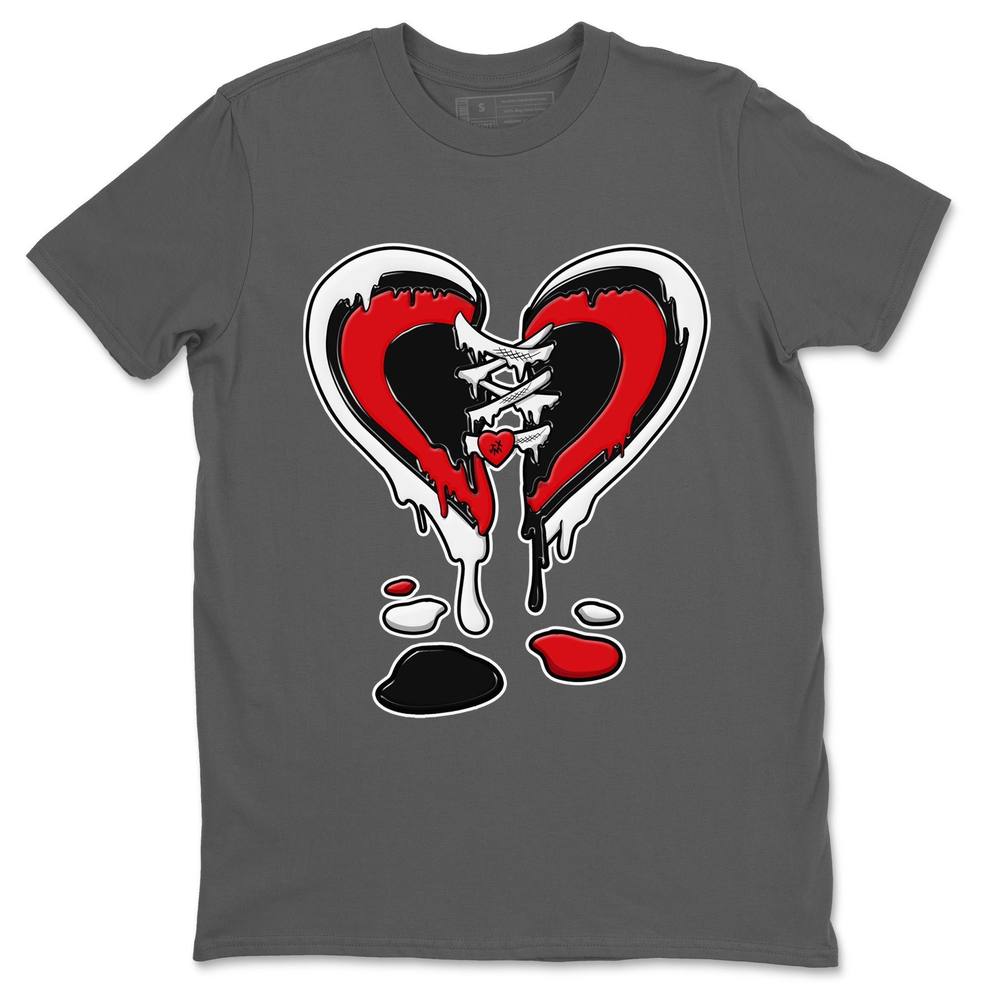 Air Jordan 6 Toro Bravo Sneaker Match Tees Melting Heart Streetwear Sneaker Shirt AJ6 Toro Bravo Sneaker Release Tees Unisex Shirts Cool Grey 2