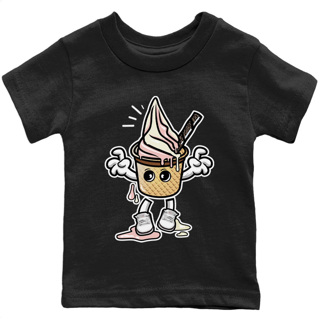Jordan 3 Atmosphere Sneaker Matching T-Shirt Melting Ice Cream Sneaker Tees Jordan 3 Atmosphere Sneaker Release Tees Kids Shirts