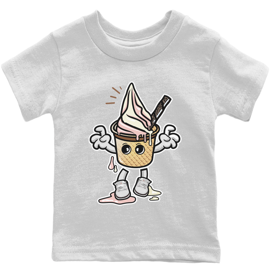 Jordan 3 Atmosphere Sneaker Matching T-Shirt Melting Ice Cream Sneaker Tees Jordan 3 Atmosphere Sneaker Release Tees Kids Shirts