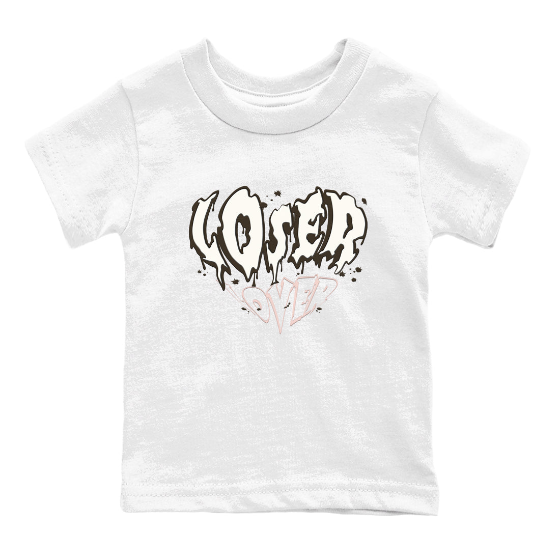 11s WMNS Neapolitan shirt to match jordans Melting Loser Lover sneaker tees Air Jordan 11 Neapolitan Drip Gear Zone Sneaker Matching Shirt Baby Toddler White 2 T-Shirt