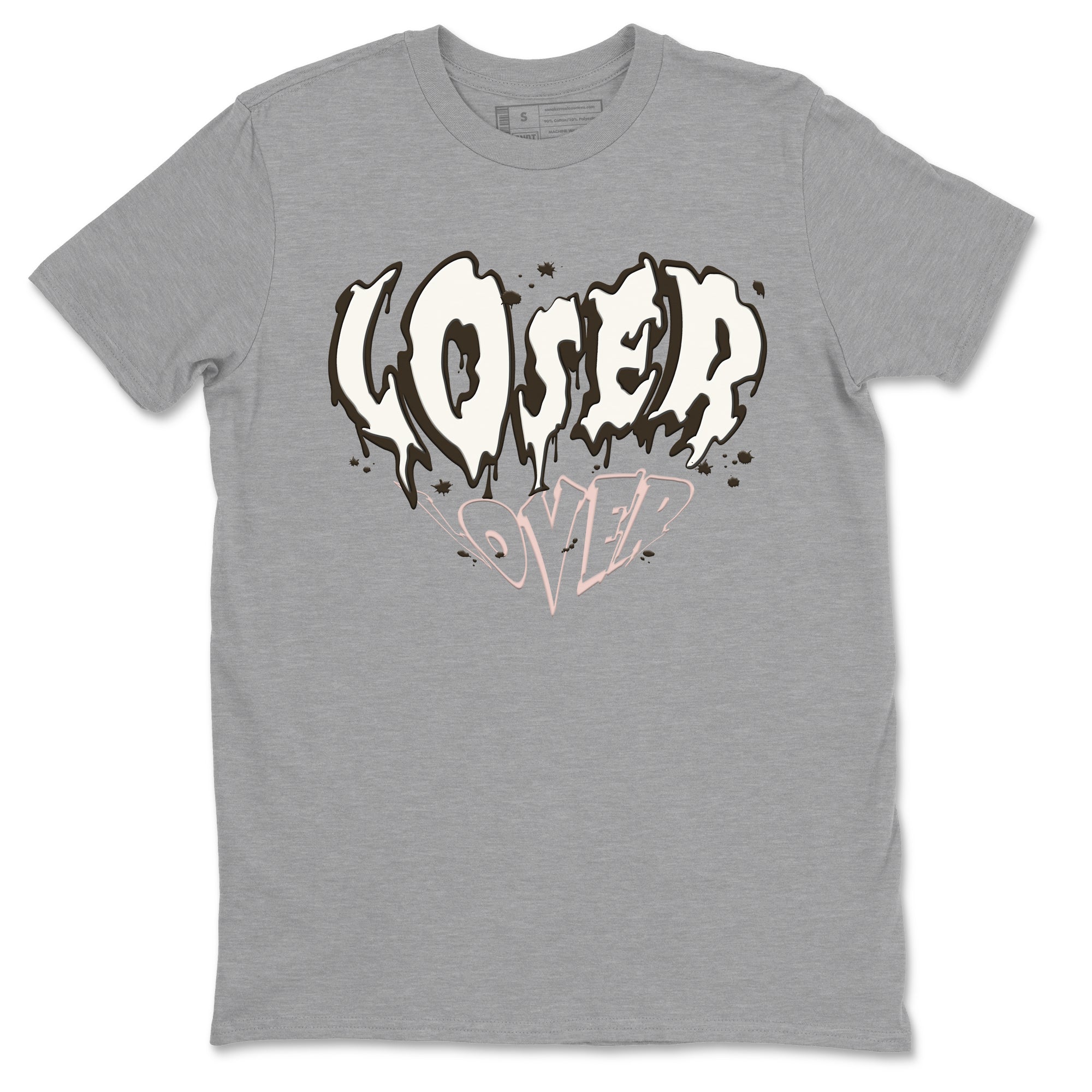 11s WMNS Neapolitan shirt to match jordans Melting Loser Lover sneaker tees Air Jordan 11 Neapolitan Drip Gear Zone Sneaker Matching Shirt Unisex Heather Grey 2 T-Shirt