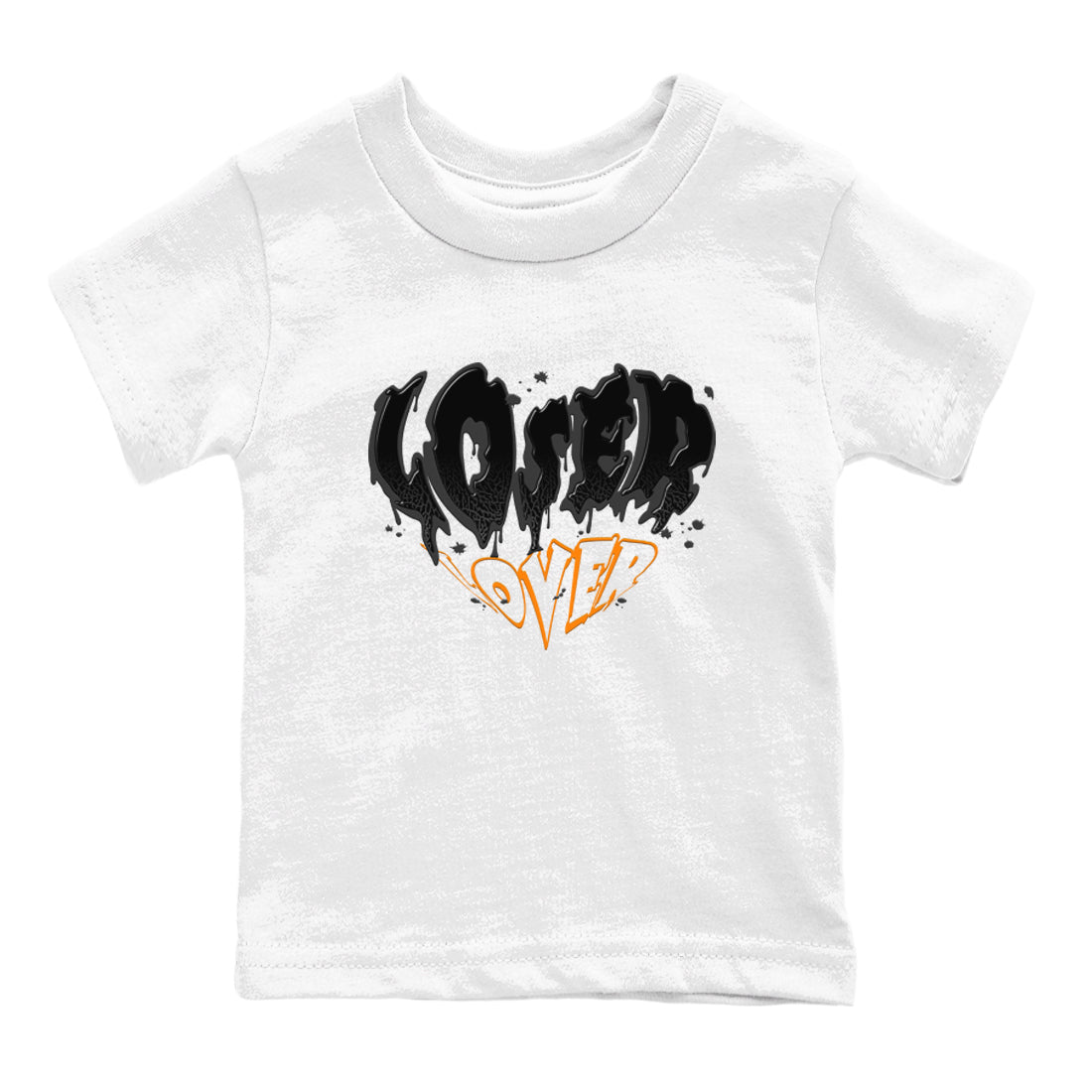 Air Jordan 3 Retro Fear shirt to match jordans Melting Loser Lover sneaker tees AJ3 Fear Drip Gear Zone Sneaker Matching Cotton Shirt baby toddler White 2 cotton Shirt
