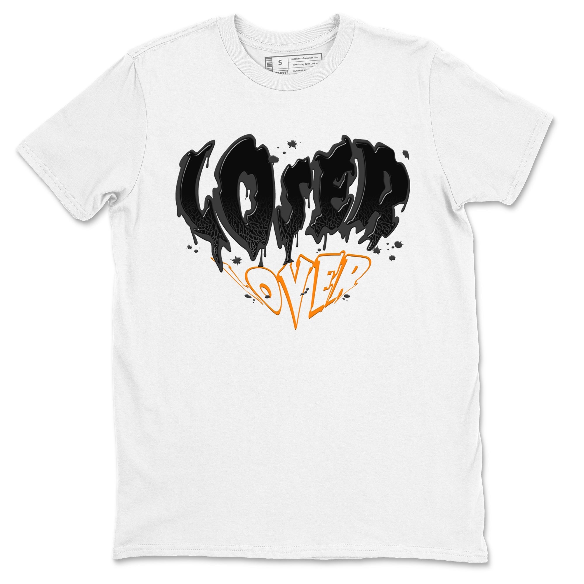 Air Jordan 3 Retro Fear shirt to match jordans Melting Loser Lover sneaker tees AJ3 Fear Drip Gear Zone Sneaker Matching Cotton Shirt unisex cotton White 2 crew neck shirt