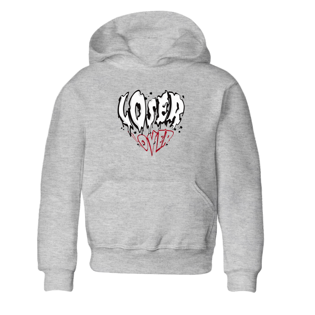 Red Cement 4 shirt to match jordans Melting Loser Lover Streetwear Sneaker Shirt Air Jordan 4 Red Cement Drip Gear Zone Sneaker Matching Clothing Baby Toddler Heather Grey 2 T-Shirt