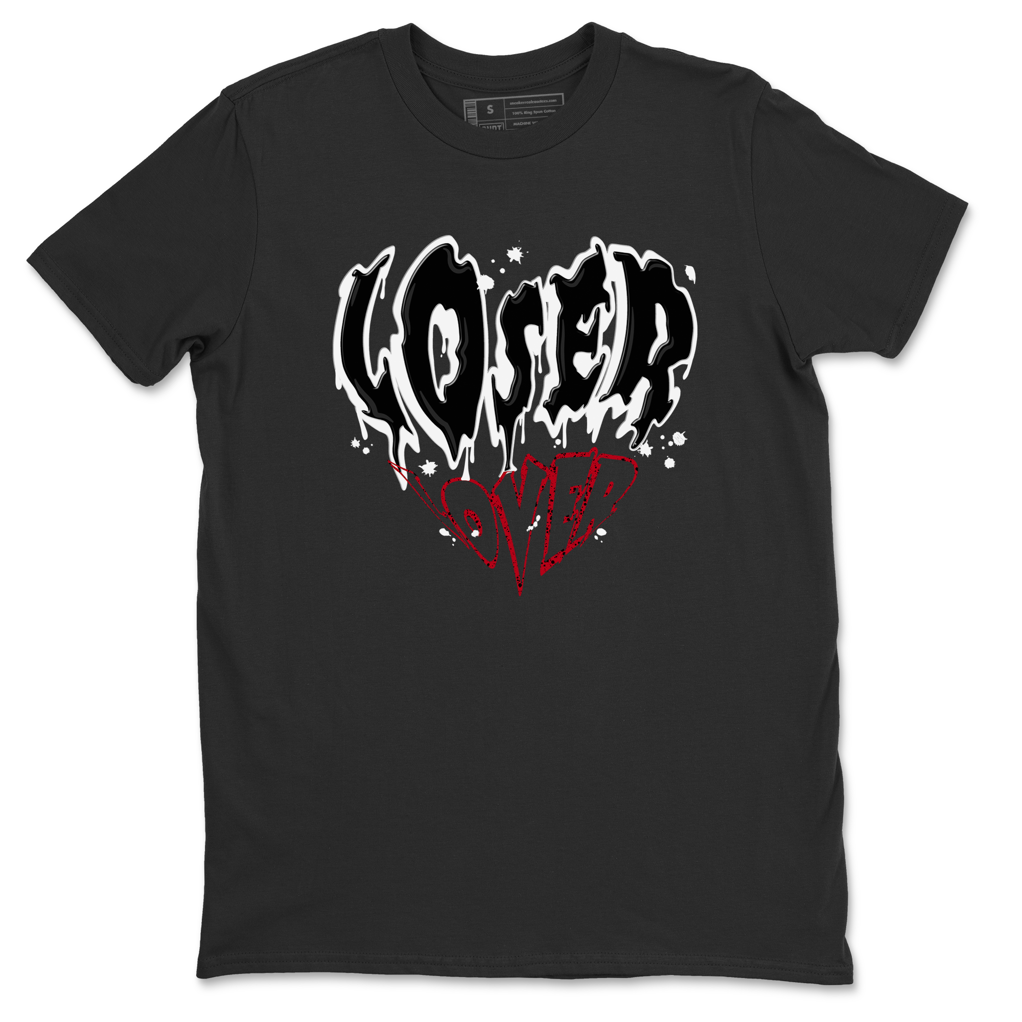 Red Cement 4 shirt to match jordans Melting Loser Lover Streetwear Sneaker Shirt Air Jordan 4 Red Cement Drip Gear Zone Sneaker Matching Clothing Unisex Black 2 T-Shirt