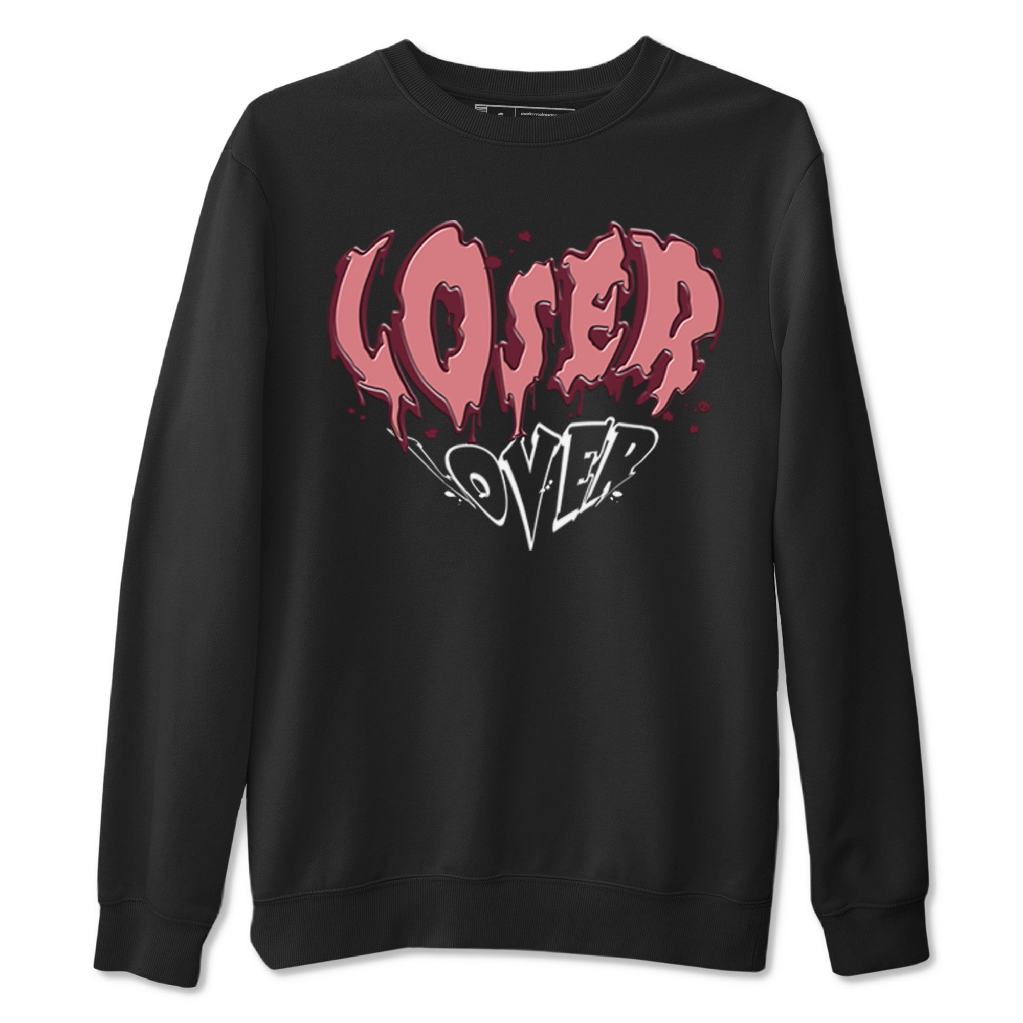 Dunk Valentine's Day shirt to match jordans Melting Loser Lover sneaker tees Dunk Low Valentines Day Drip Gear Zone unisex cotton Black 2 crew neck shirt