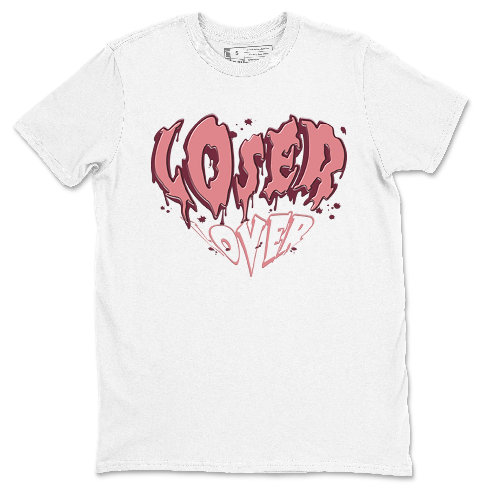 Dunk Valentine's Day shirt to match jordans Melting Loser Lover sneaker tees Dunk Low Valentines Day Drip Gear Zone unisex cotton White 2 crew neck shirt