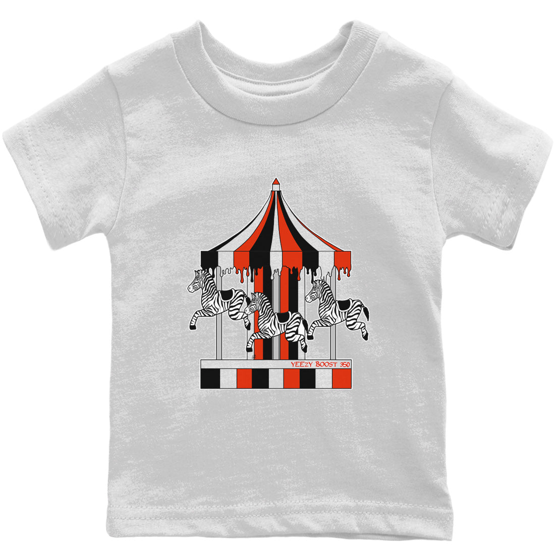 Yeezy 350 Zebra Shirt To Match Jordans Merry Go Round Sneaker Tees Yeezy 350 Zebra Drip Gear Zone Sneaker Matching Clothing Kids Shirts