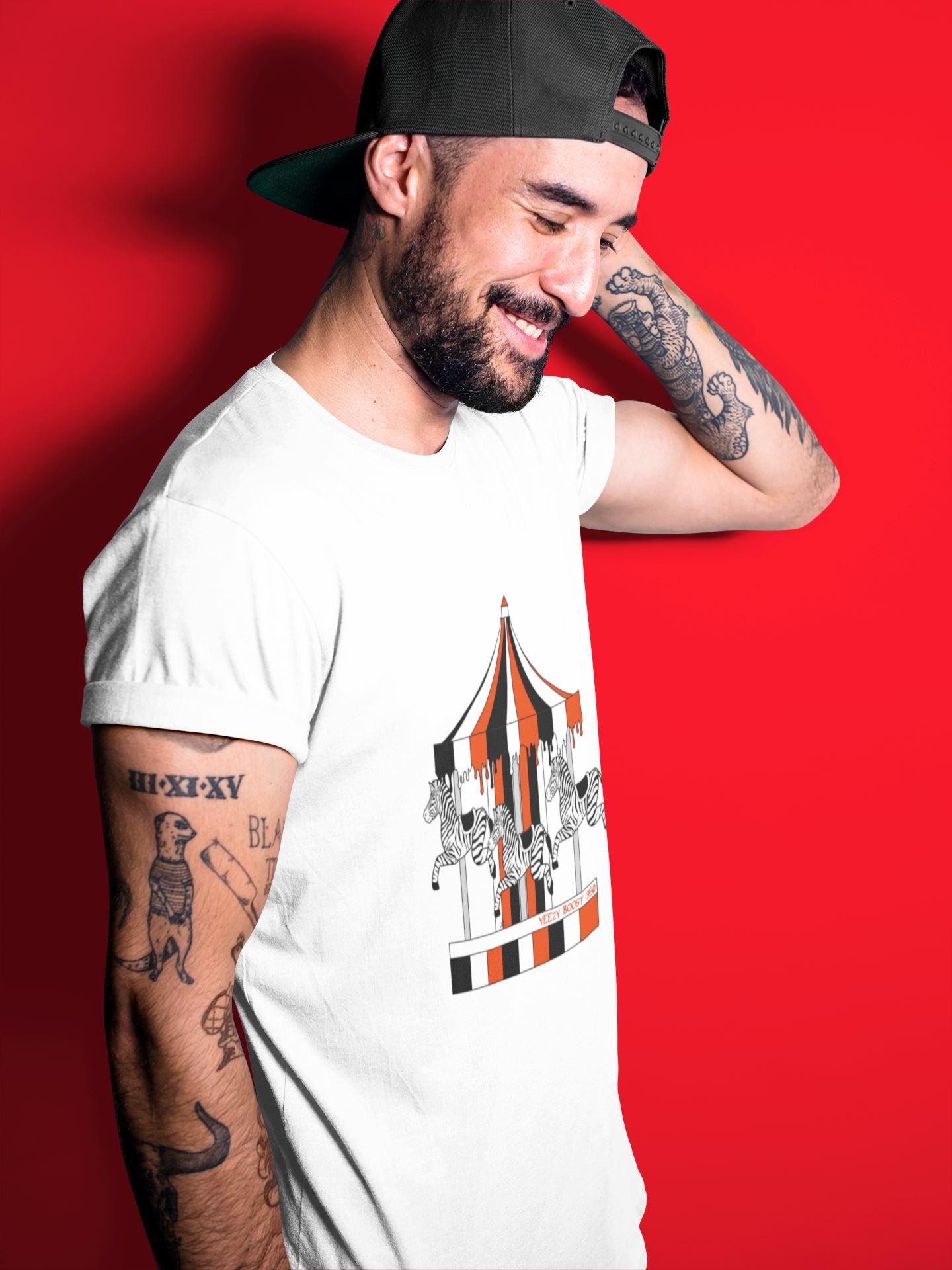 Yeezy 350 Zebra Shirt To Match Jordans Merry Go Round Sneaker Tees Yeezy 350 Zebra Drip Gear Zone Sneaker Matching Clothing Unisex Shirts