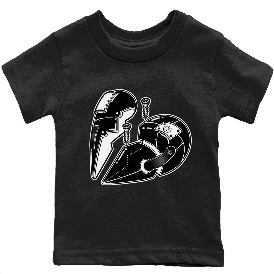 Dunk Panda Sneaker Match Tees Metal Heart Sneaker Tees Dunk Panda Jordan to match sneaker T-Shirt Kids Shirts