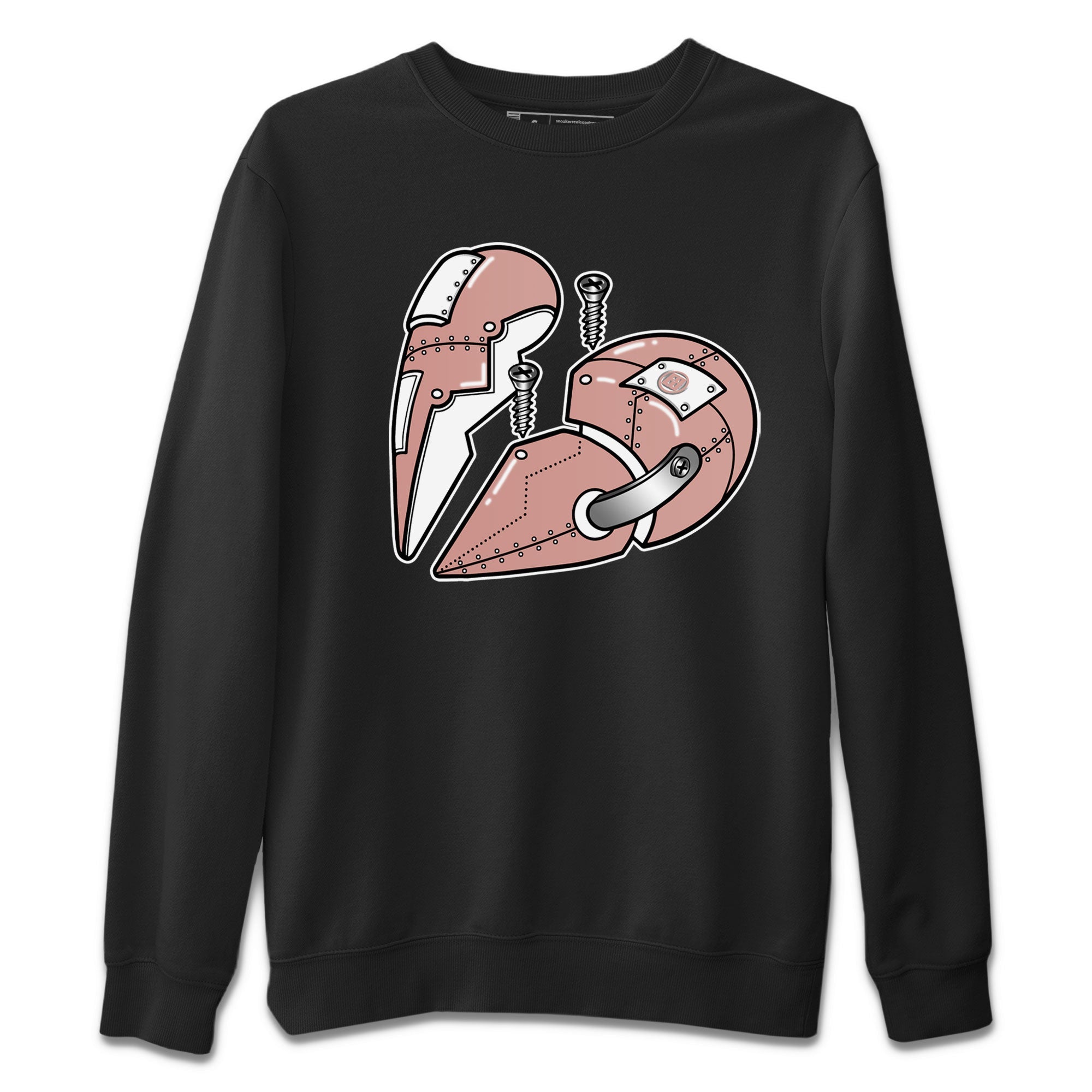 Dunk Low WMNS Rose Whisper shirt to match jordans Metal Heart Streetwear Sneaker Shirt Dunk Rose Whisper Drip Gear Zone Sneaker Matching Clothing Casual Unisex shirts Black 2 T-Shirt