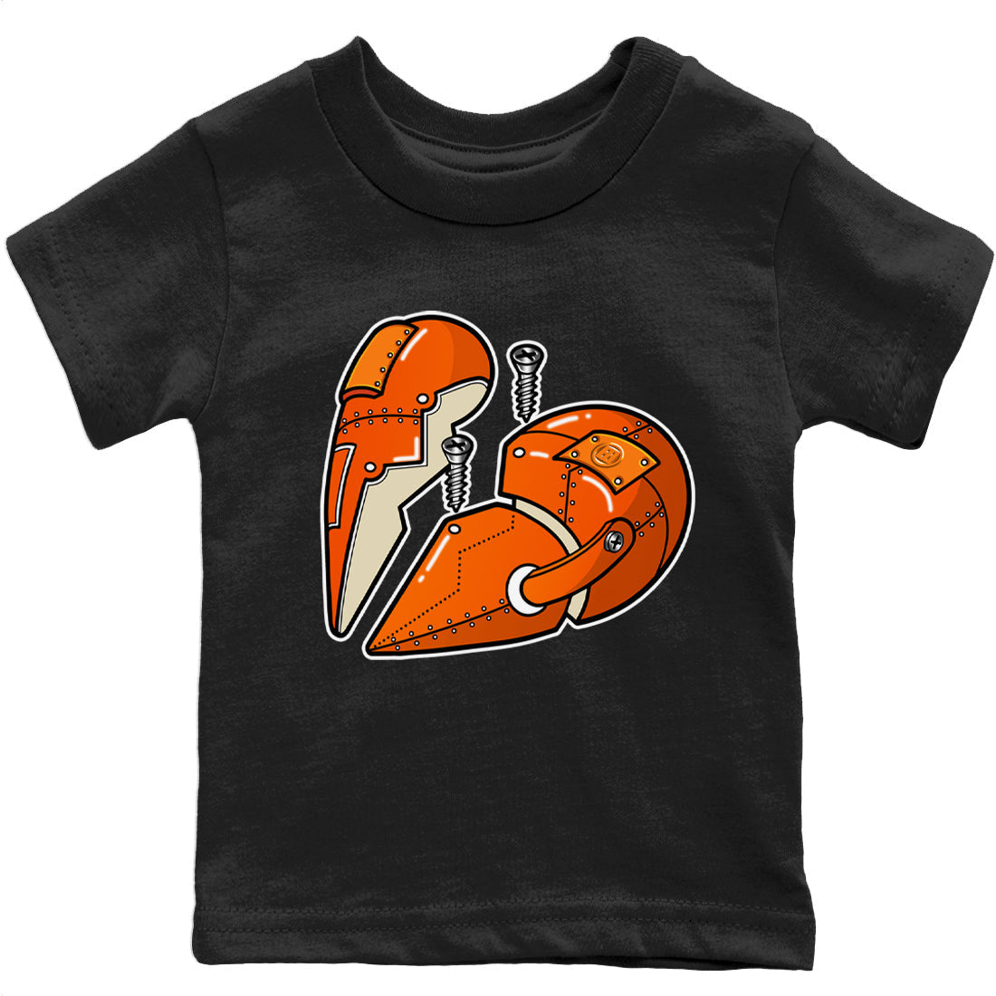 Jordan 1 Starfish Sneaker Matching T-Shirt Metal Heart Sneaker Tees Jordan 1 Starfish Sneaker Release Tees Kids Shirts