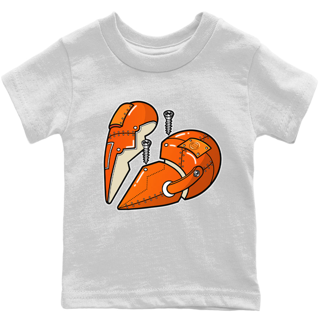 Jordan 1 Starfish Sneaker Matching T-Shirt Metal Heart Sneaker Tees Jordan 1 Starfish Sneaker Release Tees Kids Shirts