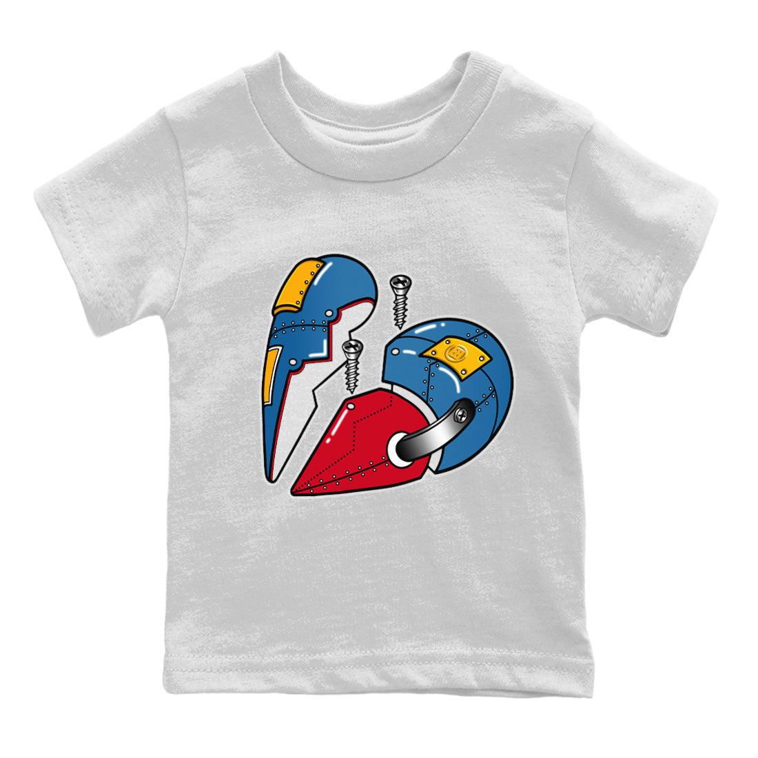 Jordan 4 Messy Room Sneaker Matching T-Shirt Metal Heart Sneaker Tees Jordan 4 Messy Room Sneaker Release Tees Kids Shirts