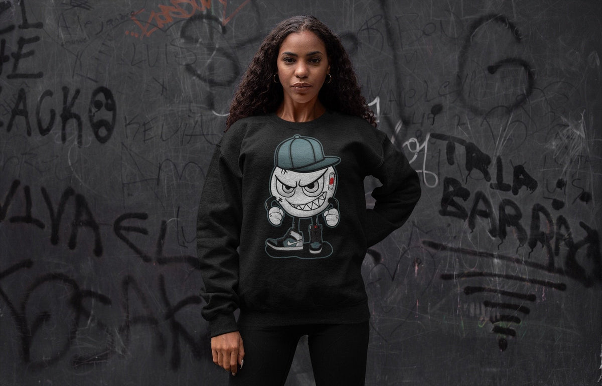 Jordan 1 Element Gore-Tex Black Grey Sneaker Matching T-Shirt Mischief Emoji Sneaker Tees Jordan 1 Element Gore-Tex Black Grey Sneaker Release Tees Crew Neck Tees