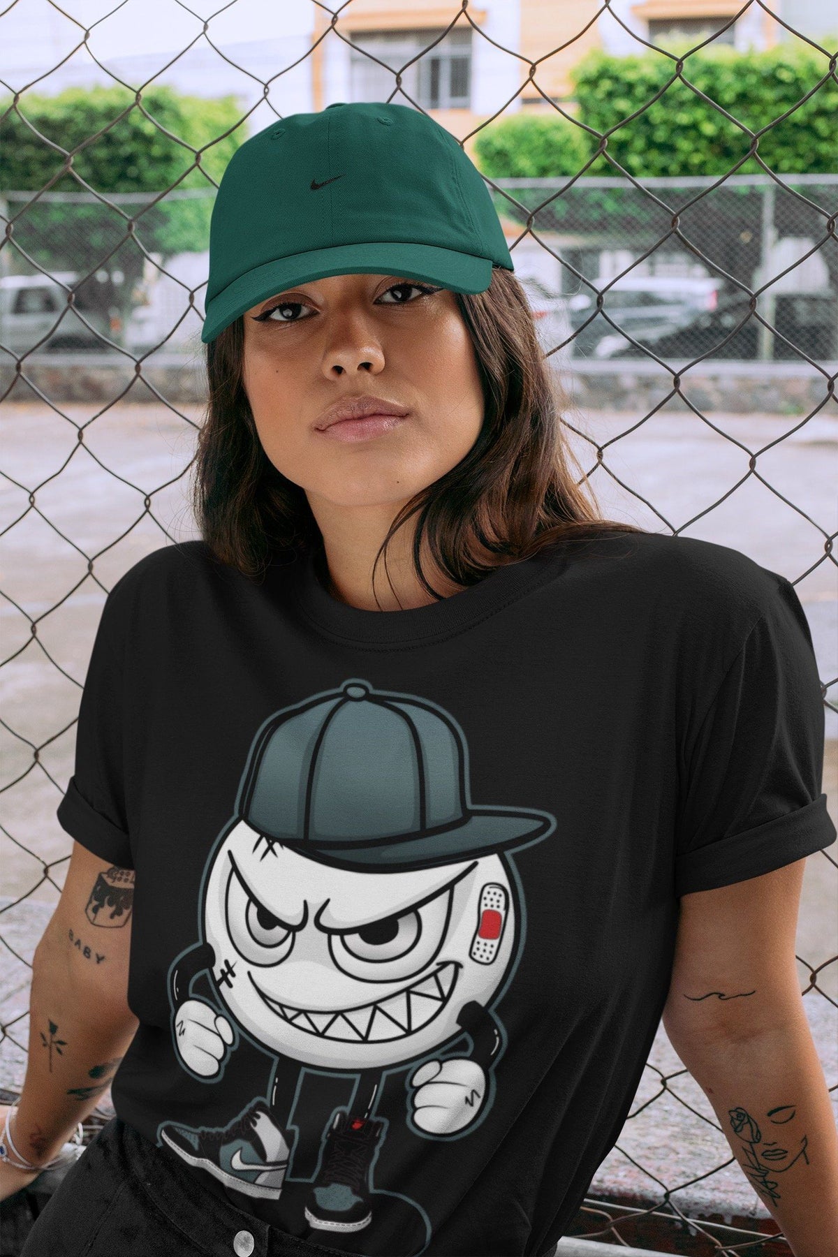 Jordan 1 Element Gore-Tex Black Grey Sneaker Matching T-Shirt Mischief Emoji Sneaker Tees Jordan 1 Element Gore-Tex Black Grey Sneaker Release Tees Crew Neck Tees
