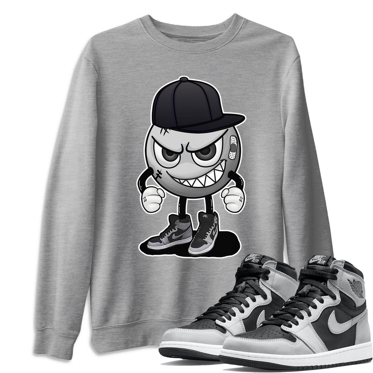 Jordan 1 Shadow 2.0 Shirt To Match Jordans Mischief Emoji Sneaker Tees Jordan 1 Shadow 2.0 Drip Gear Zone Sneaker Matching Clothing Unisex Shirts