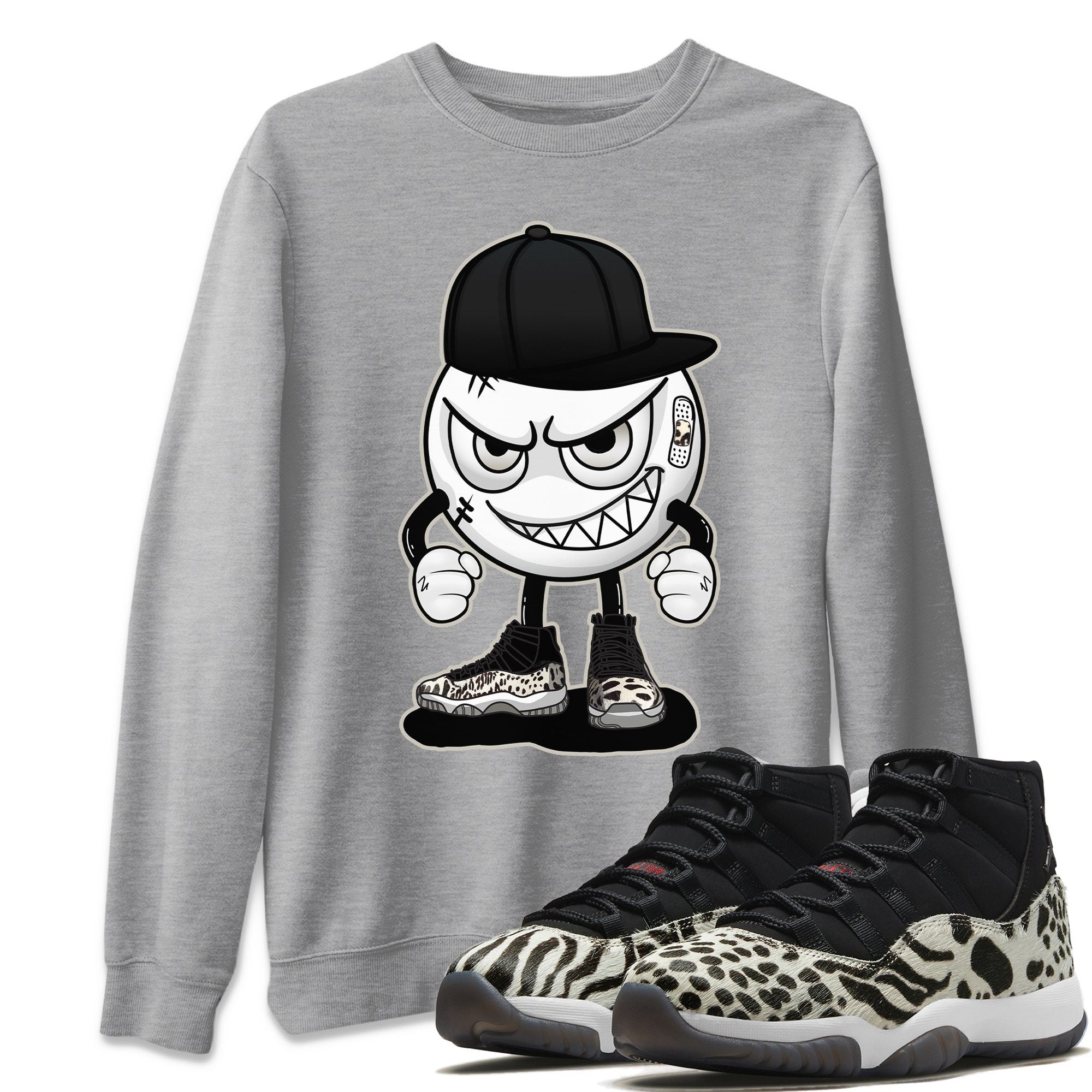 Jordan 11 Animal Instinct Shirt To Match Jordans Mischief Emoji Sneaker Tees Jordan 11 Animal Instinct Drip Gear Zone Sneaker Matching Clothing Unisex Shirts