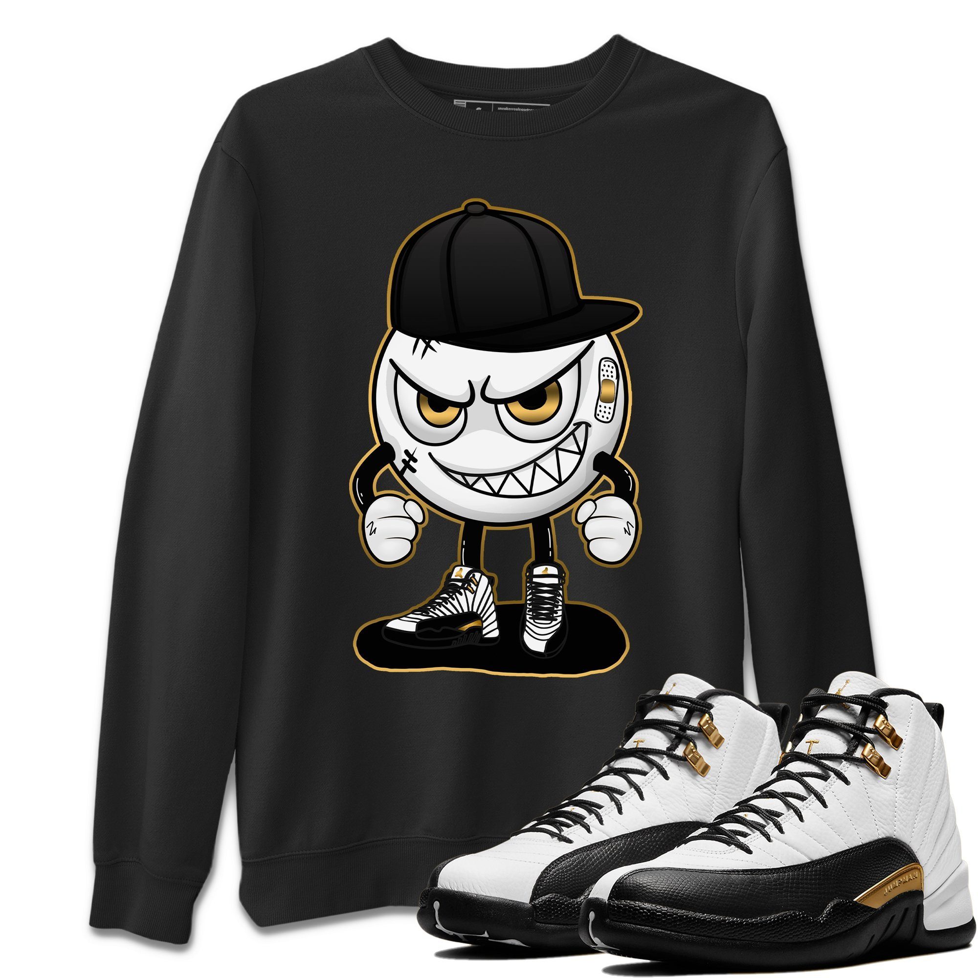 Jordan 12 Royalty Shirt To Match Jordans Mischief Emoji Sneaker Tees Jordan 12 Royalty Drip Gear Zone Sneaker Matching Clothing Unisex Shirts