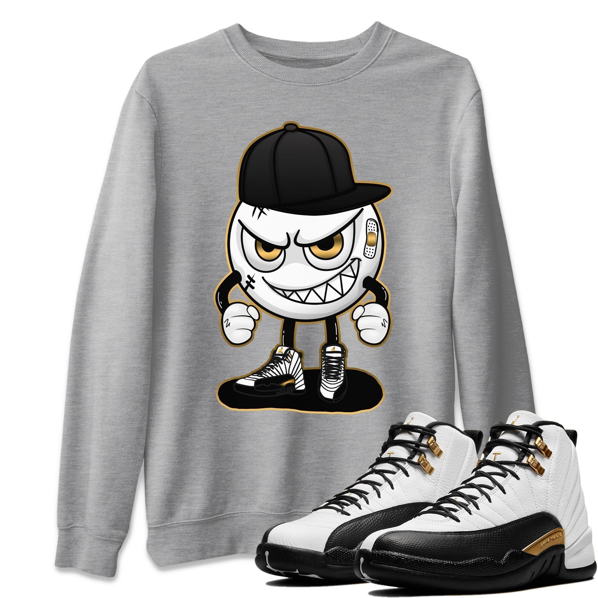 Jordan 12 Royalty Shirt To Match Jordans Mischief Emoji Sneaker Tees Jordan 12 Royalty Drip Gear Zone Sneaker Matching Clothing Unisex Shirts