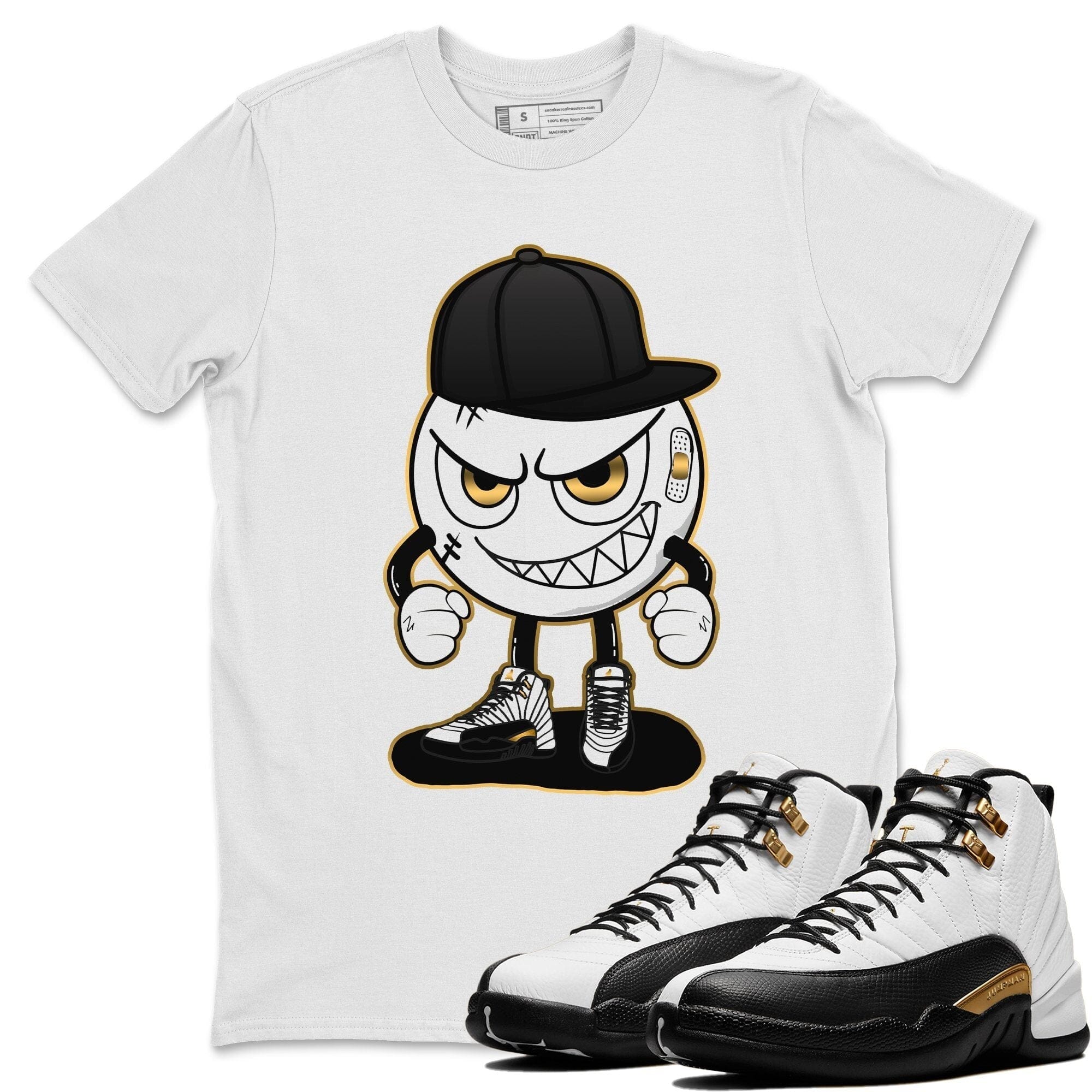 Jordan 12 Royalty Shirt To Match Jordans Mischief Emoji Sneaker Tees Jordan 12 Royalty Drip Gear Zone Sneaker Matching Clothing Unisex Shirts