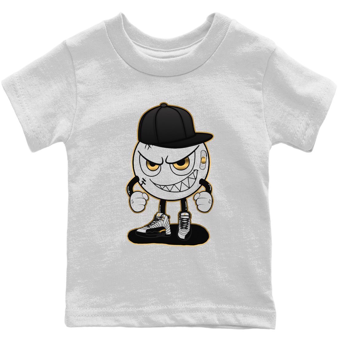 Jordan 12 Royalty Sneaker Matching T-Shirt Mischief Emoji Sneaker Tees Jordan 12 Royalty Sneaker Release Tees Kids Shirts