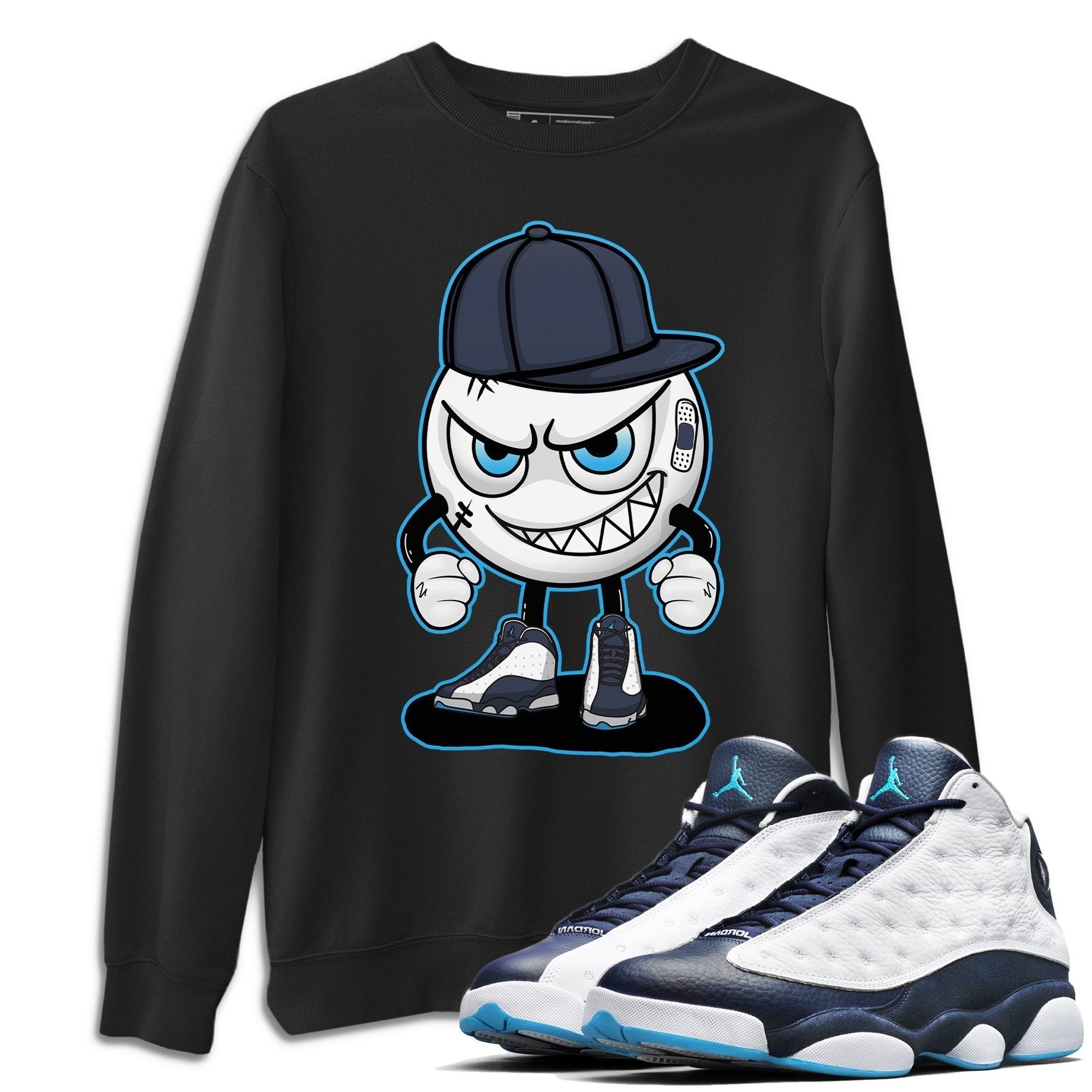 Jordan 13 Obsidian Shirt To Match Jordans Mischief Emoji Sneaker Tees Jordan 13 Obsidian Drip Gear Zone Sneaker Matching Clothing Unisex Shirts