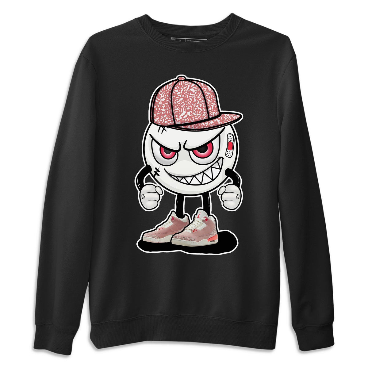 Jordan 3 Rust Pink Shirt To Match Jordans Mischief Emoji Sneaker Tees Jordan 3 Rust Pink Drip Gear Zone Sneaker Matching Clothing Unisex Shirts