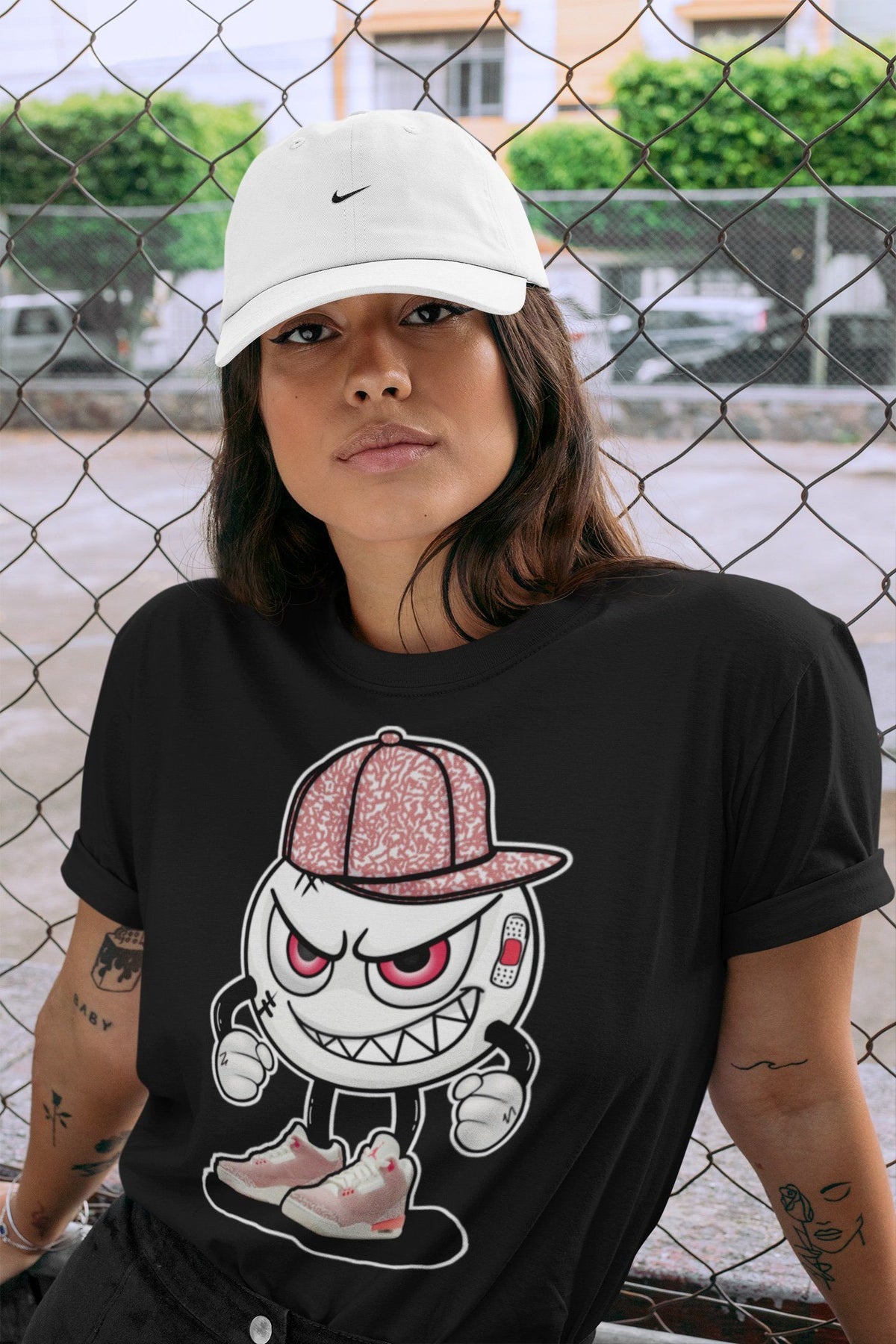 Jordan 3 Rust Pink Shirt To Match Jordans Mischief Emoji Sneaker Tees Jordan 3 Rust Pink Drip Gear Zone Sneaker Matching Clothing Unisex Shirts