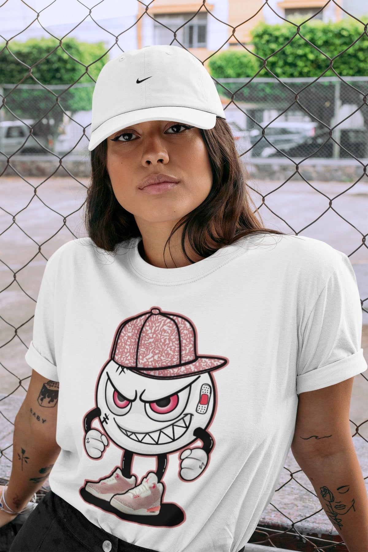 Jordan 3 Rust Pink Shirt To Match Jordans Mischief Emoji Sneaker Tees Jordan 3 Rust Pink Drip Gear Zone Sneaker Matching Clothing Unisex Shirts