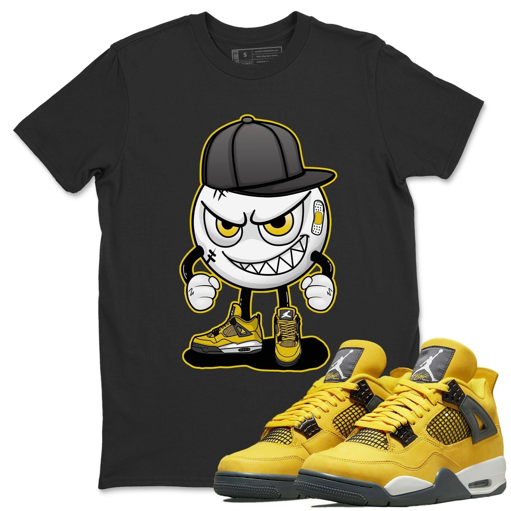 Jordan 4 Lightning Shirt To Match Jordans Mischief Emoji Sneaker Tees Jordan 4 Lightning Drip Gear Zone Sneaker Matching Clothing Unisex Shirts