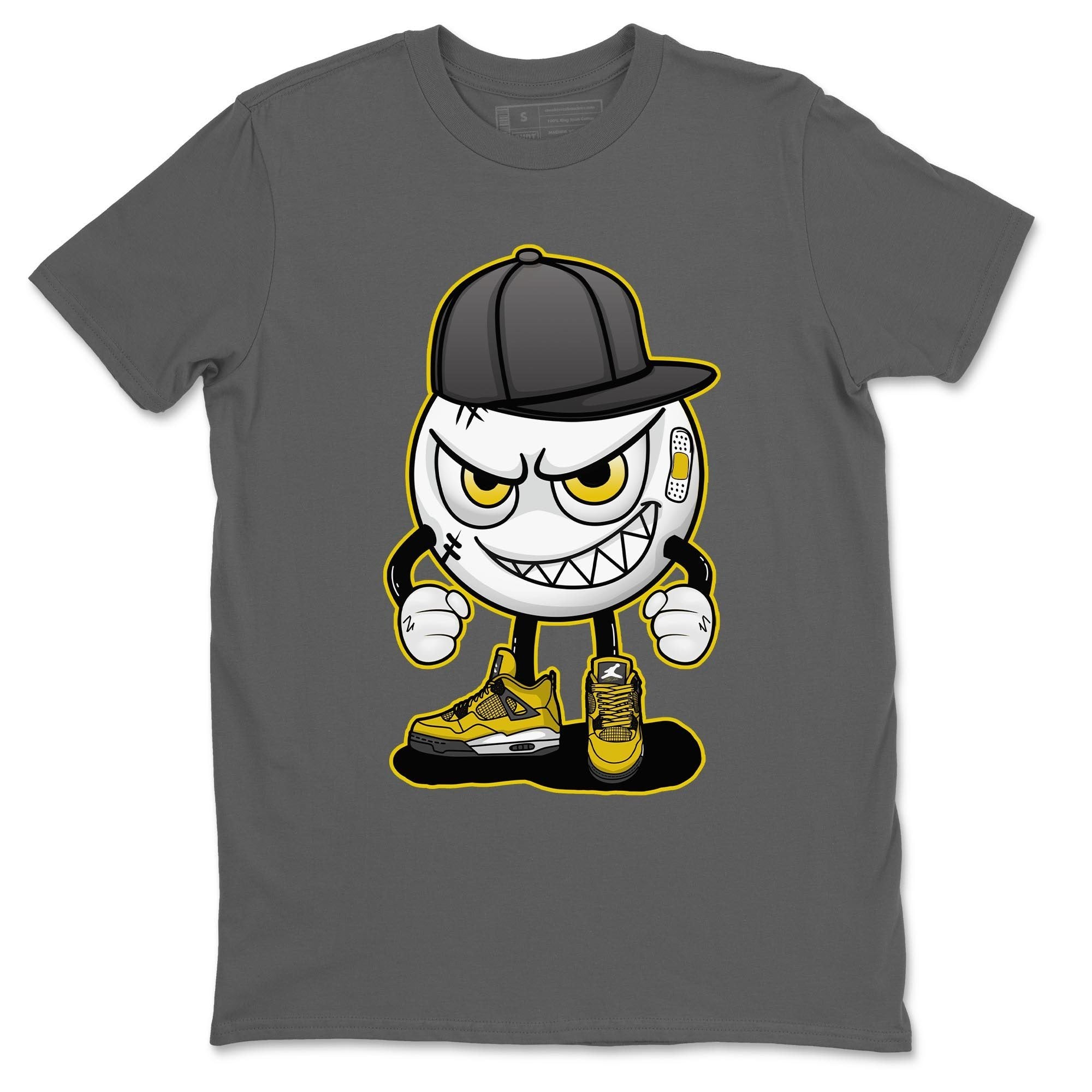 Jordan 4 Lightning Shirt To Match Jordans Mischief Emoji Sneaker Tees Jordan 4 Lightning Drip Gear Zone Sneaker Matching Clothing Unisex Shirts