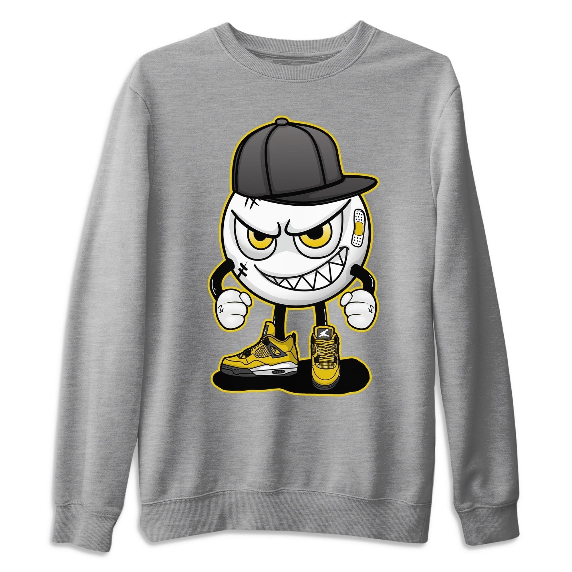 Jordan 4 Lightning Shirt To Match Jordans Mischief Emoji Sneaker Tees Jordan 4 Lightning Drip Gear Zone Sneaker Matching Clothing Unisex Shirts