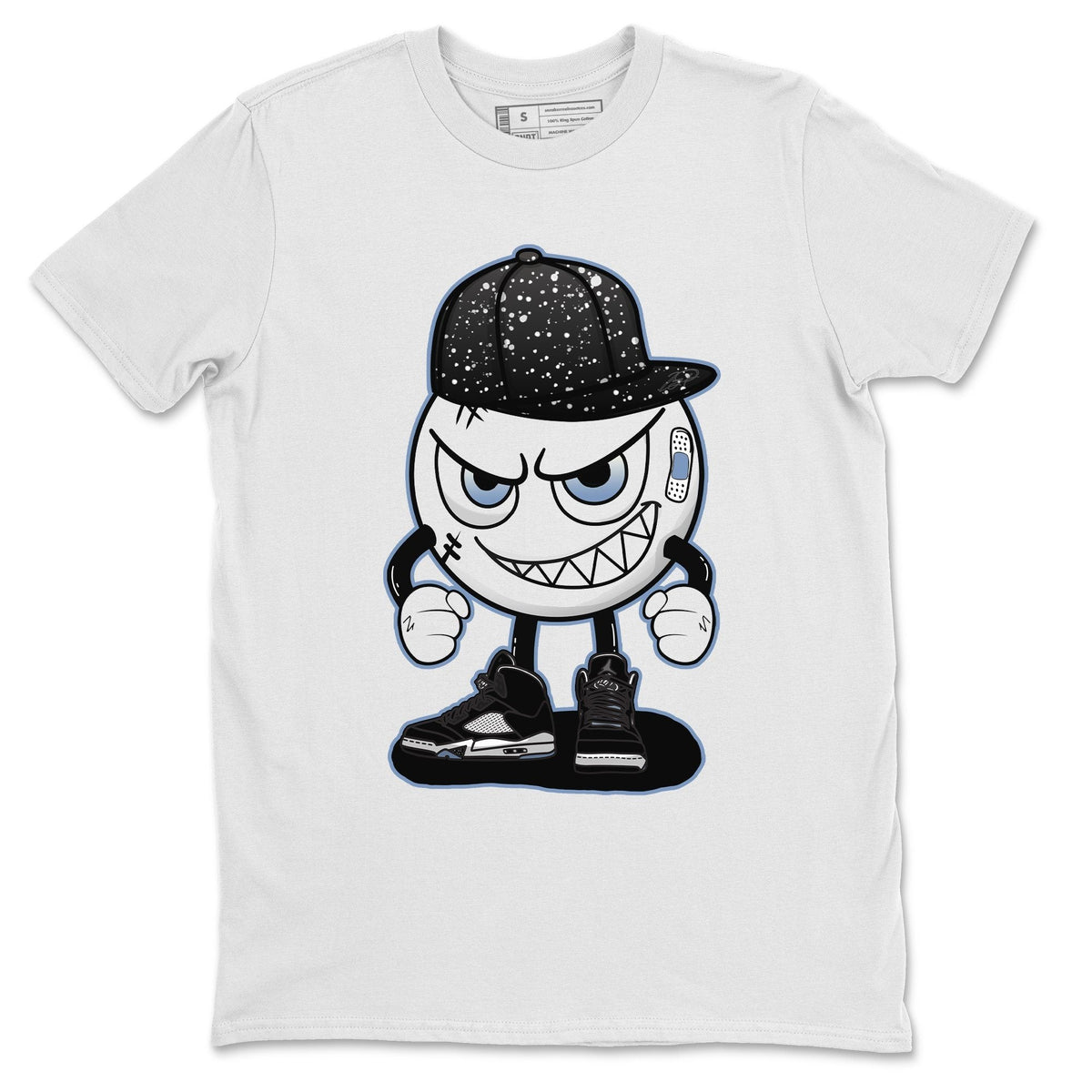 Jordan 5 Moonlight Shirt To Match Jordans Mischief Emoji Sneaker Tees Jordan 5 Moonlight Drip Gear Zone Sneaker Matching Clothing Unisex Shirts