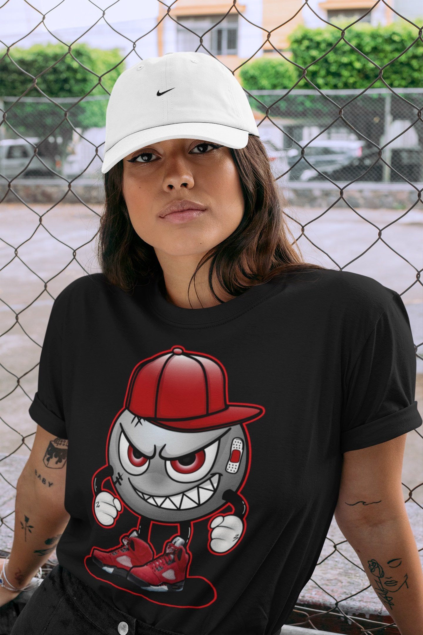 Jordan 5 Raging Bull Shirt To Match Jordans Mischief Emoji Sneaker Tees Jordan 5 Raging Bull Drip Gear Zone Sneaker Matching Clothing Unisex Shirts