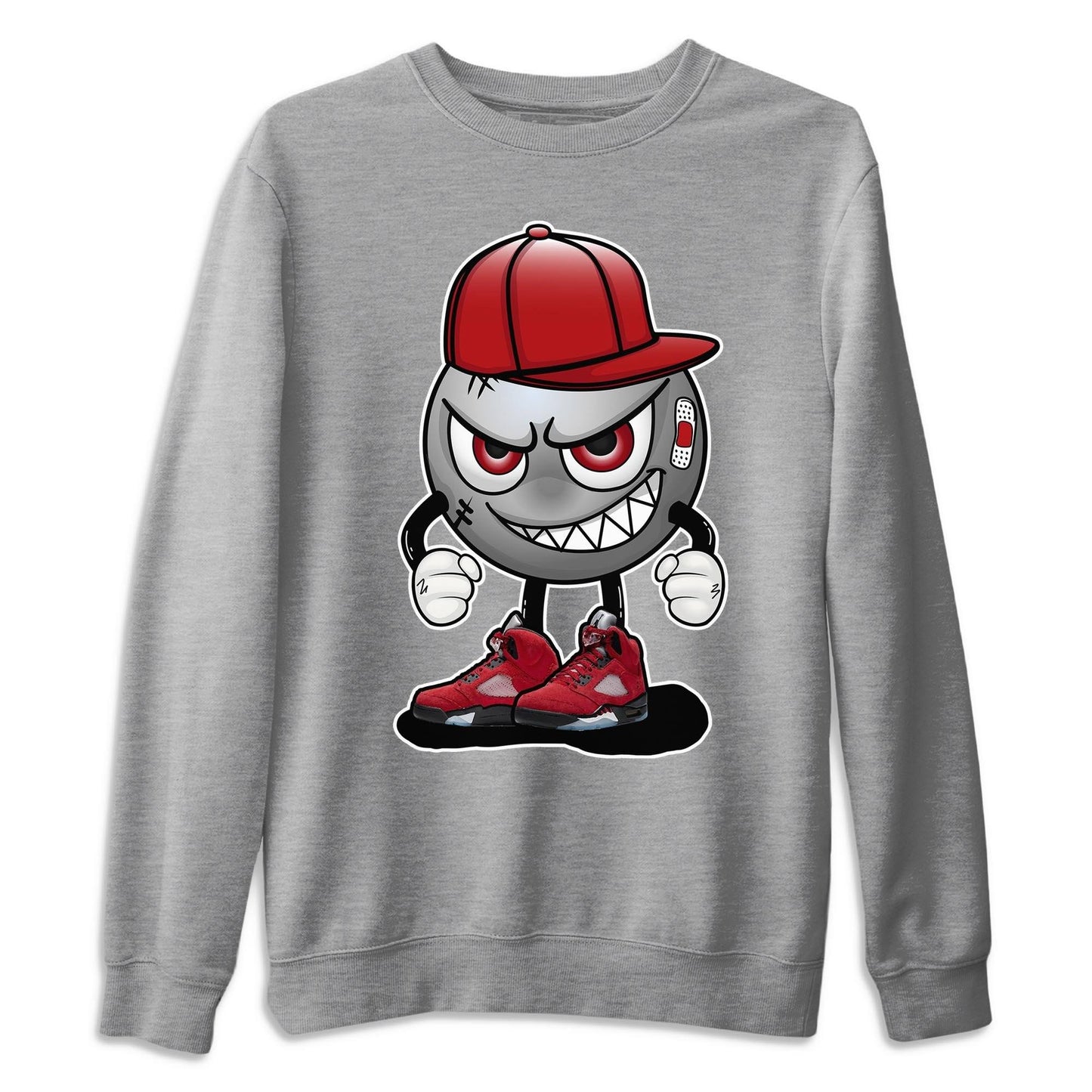 Jordan 5 Raging Bull Shirt To Match Jordans Mischief Emoji Sneaker Tees Jordan 5 Raging Bull Drip Gear Zone Sneaker Matching Clothing Unisex Shirts