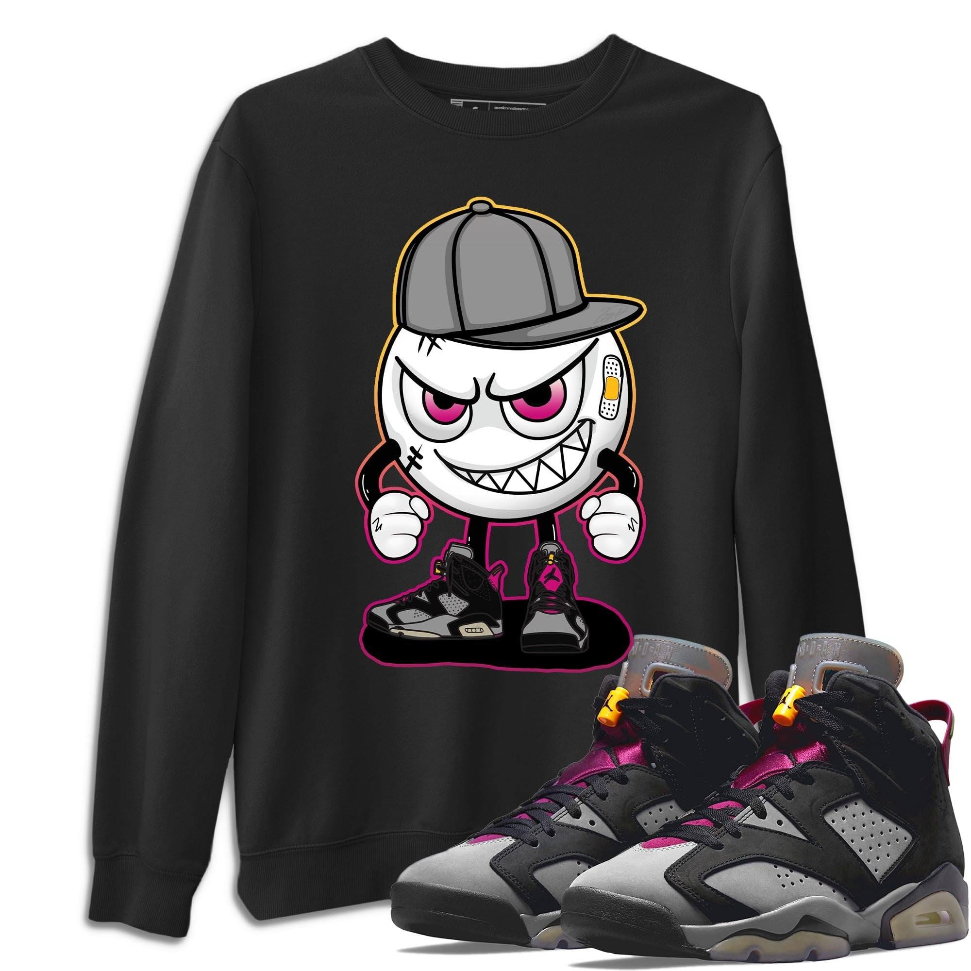 Jordan 6 Bordeaux Shirt To Match Jordans Mischief Emoji Sneaker Tees Jordan 6 Bordeaux Drip Gear Zone Sneaker Matching Clothing Unisex Shirts