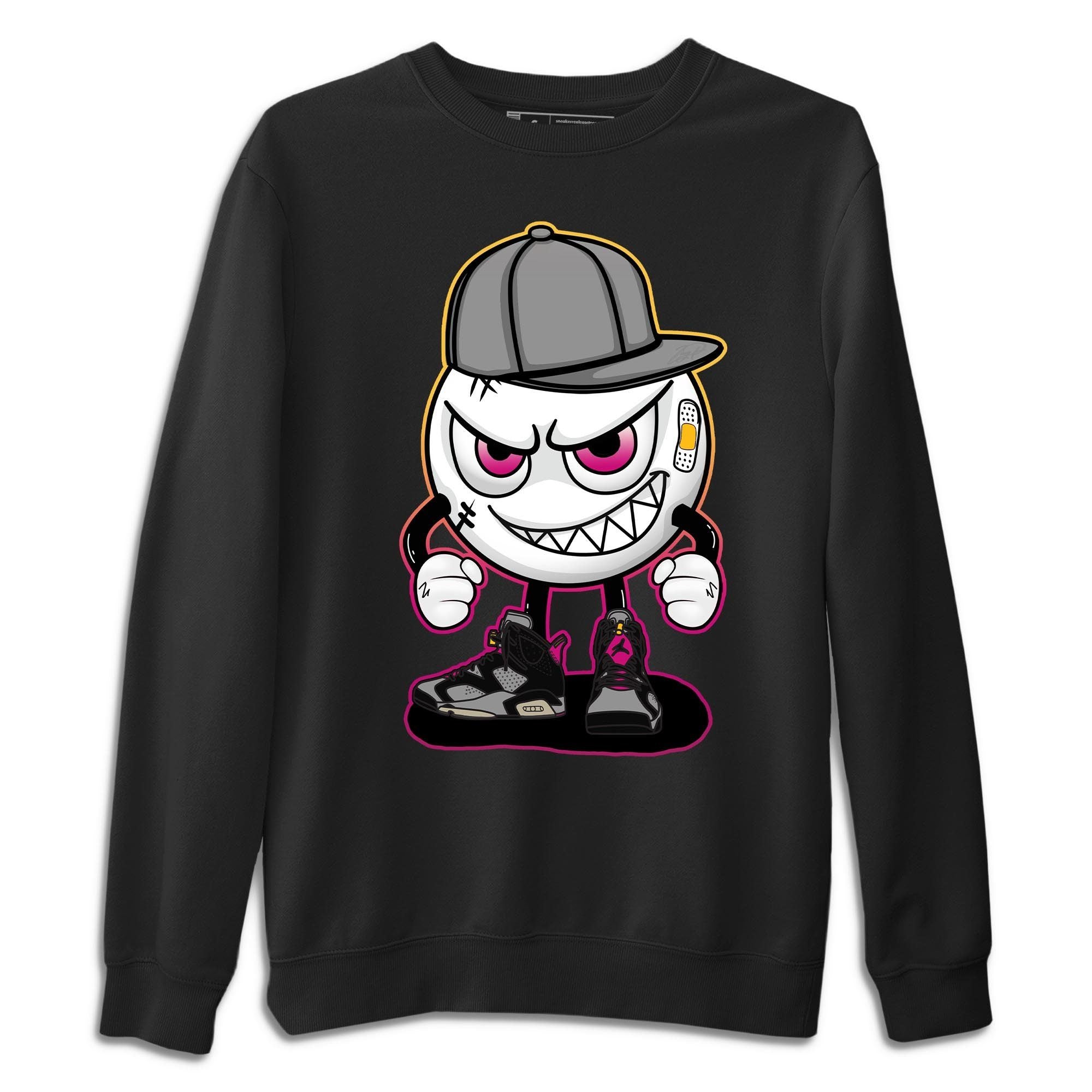 Jordan 6 Bordeaux Shirt To Match Jordans Mischief Emoji Sneaker Tees Jordan 6 Bordeaux Drip Gear Zone Sneaker Matching Clothing Unisex Shirts