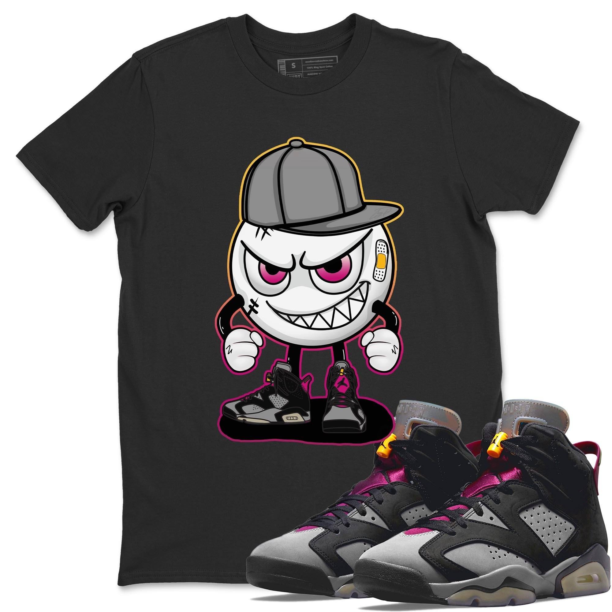 Jordan 6 Bordeaux Shirt To Match Jordans Mischief Emoji Sneaker Tees Jordan 6 Bordeaux Drip Gear Zone Sneaker Matching Clothing Unisex Shirts