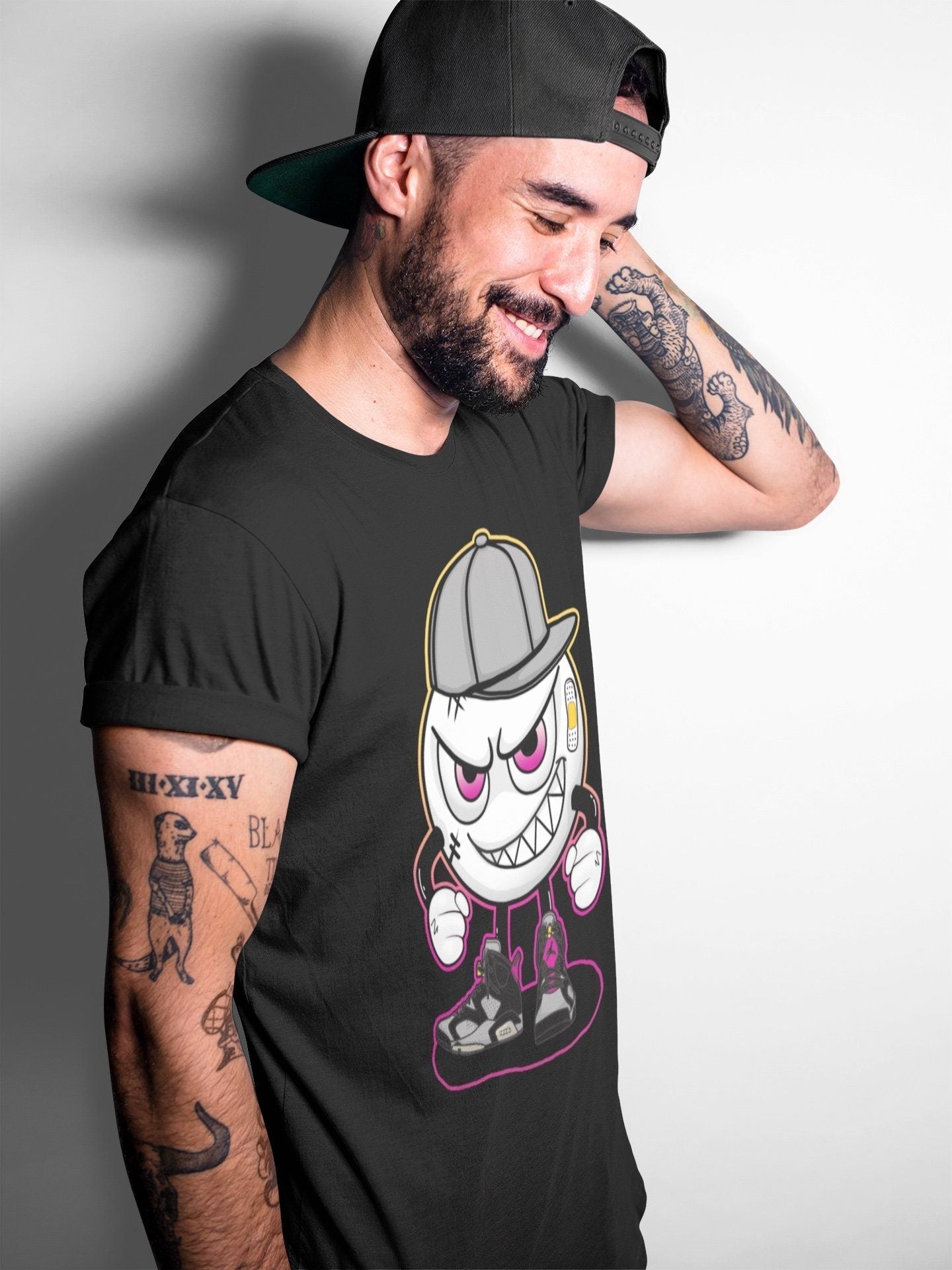 Jordan 6 Bordeaux Shirt To Match Jordans Mischief Emoji Sneaker Tees Jordan 6 Bordeaux Drip Gear Zone Sneaker Matching Clothing Unisex Shirts