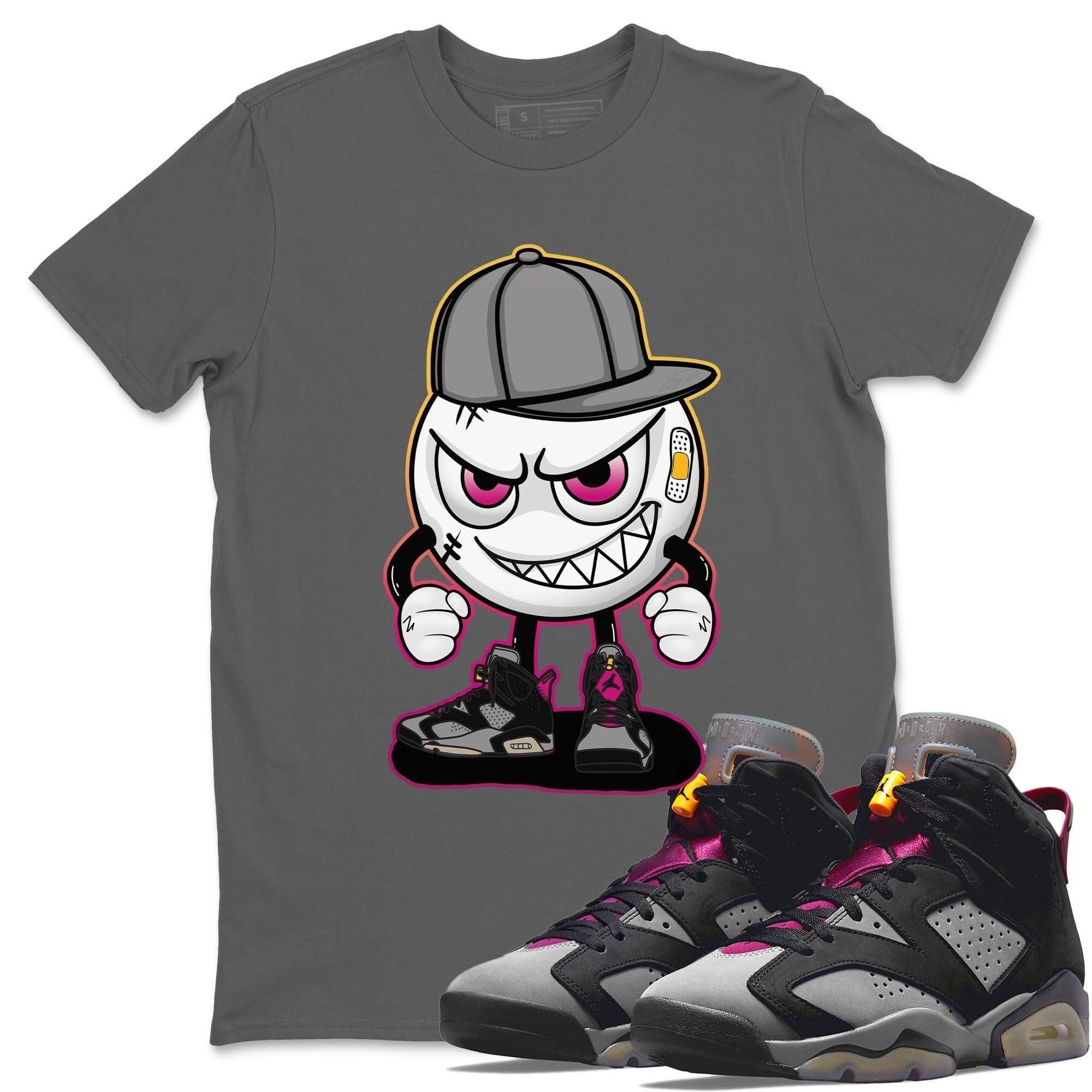 Jordan 6 Bordeaux Shirt To Match Jordans Mischief Emoji Sneaker Tees Jordan 6 Bordeaux Drip Gear Zone Sneaker Matching Clothing Unisex Shirts