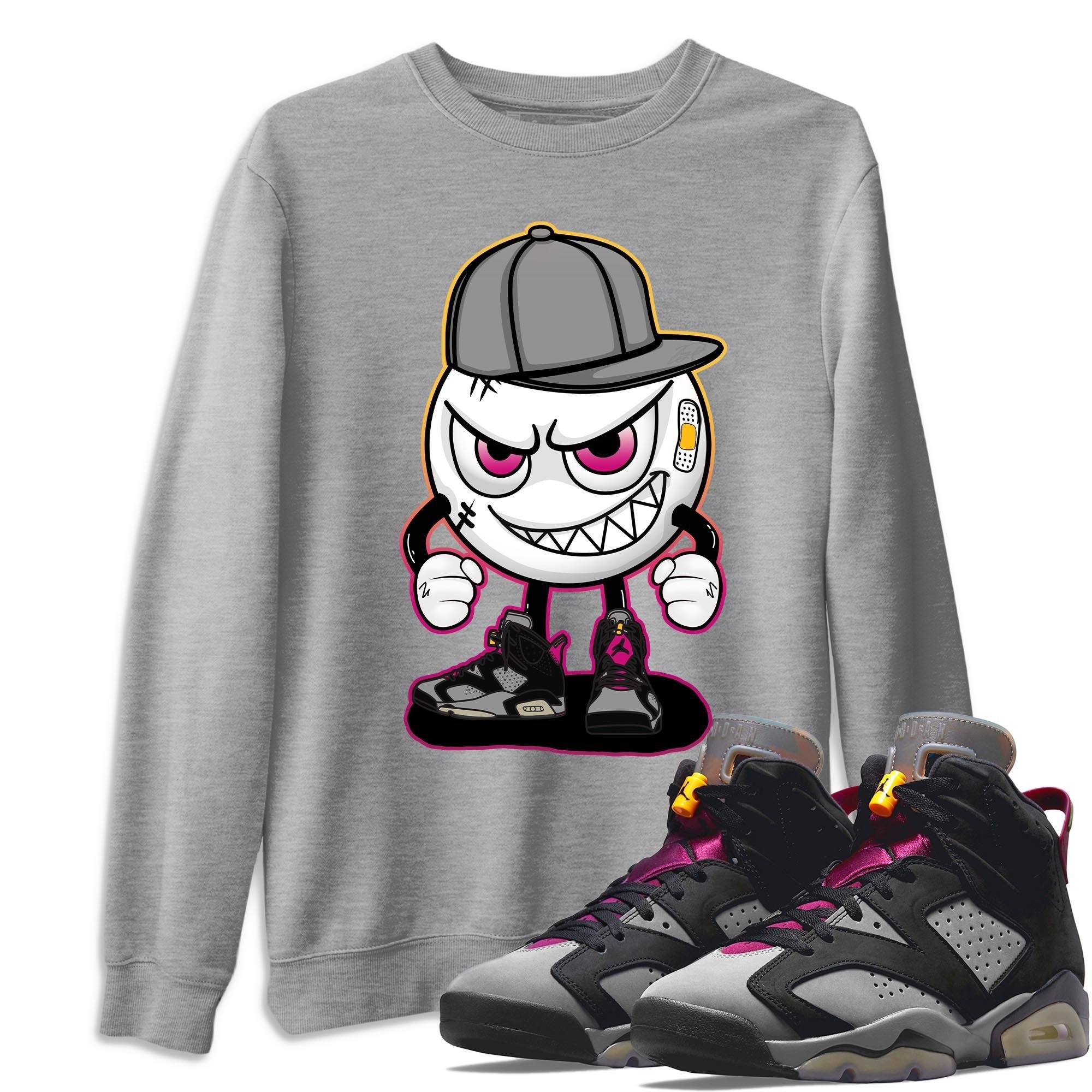 Jordan 6 Bordeaux Shirt To Match Jordans Mischief Emoji Sneaker Tees Jordan 6 Bordeaux Drip Gear Zone Sneaker Matching Clothing Unisex Shirts