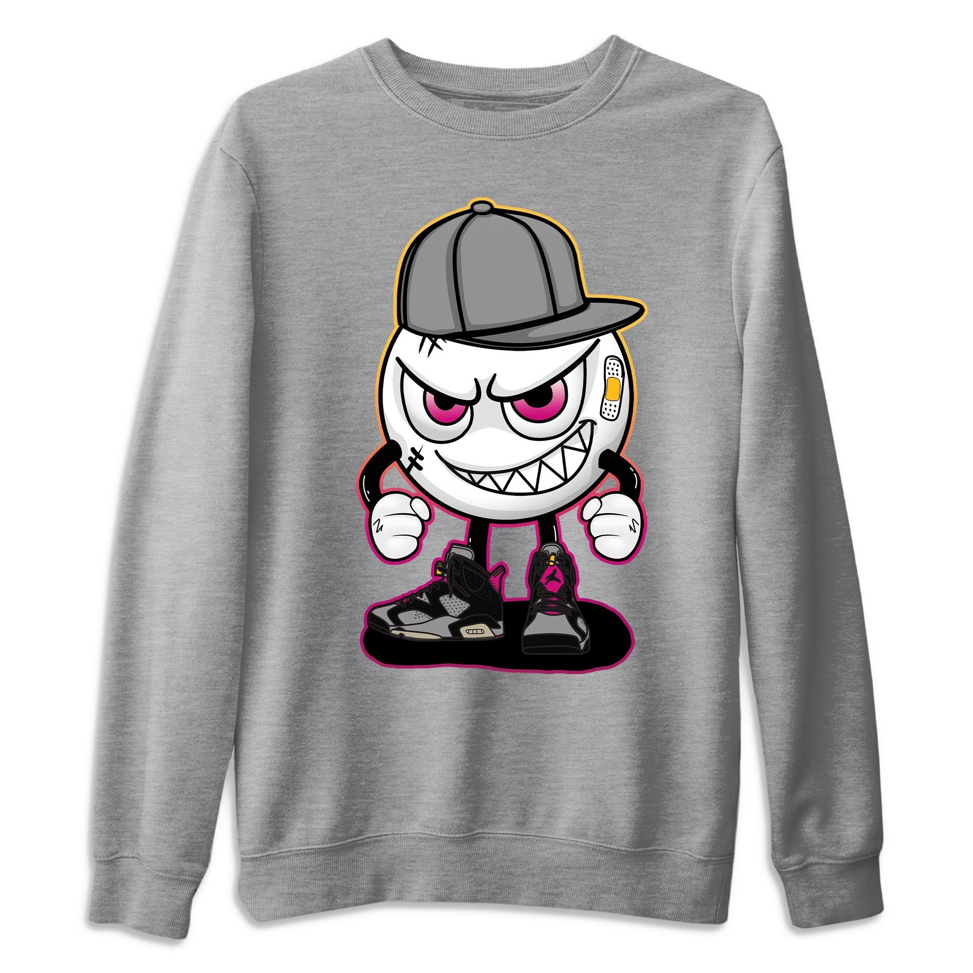 Jordan 6 Bordeaux Shirt To Match Jordans Mischief Emoji Sneaker Tees Jordan 6 Bordeaux Drip Gear Zone Sneaker Matching Clothing Unisex Shirts